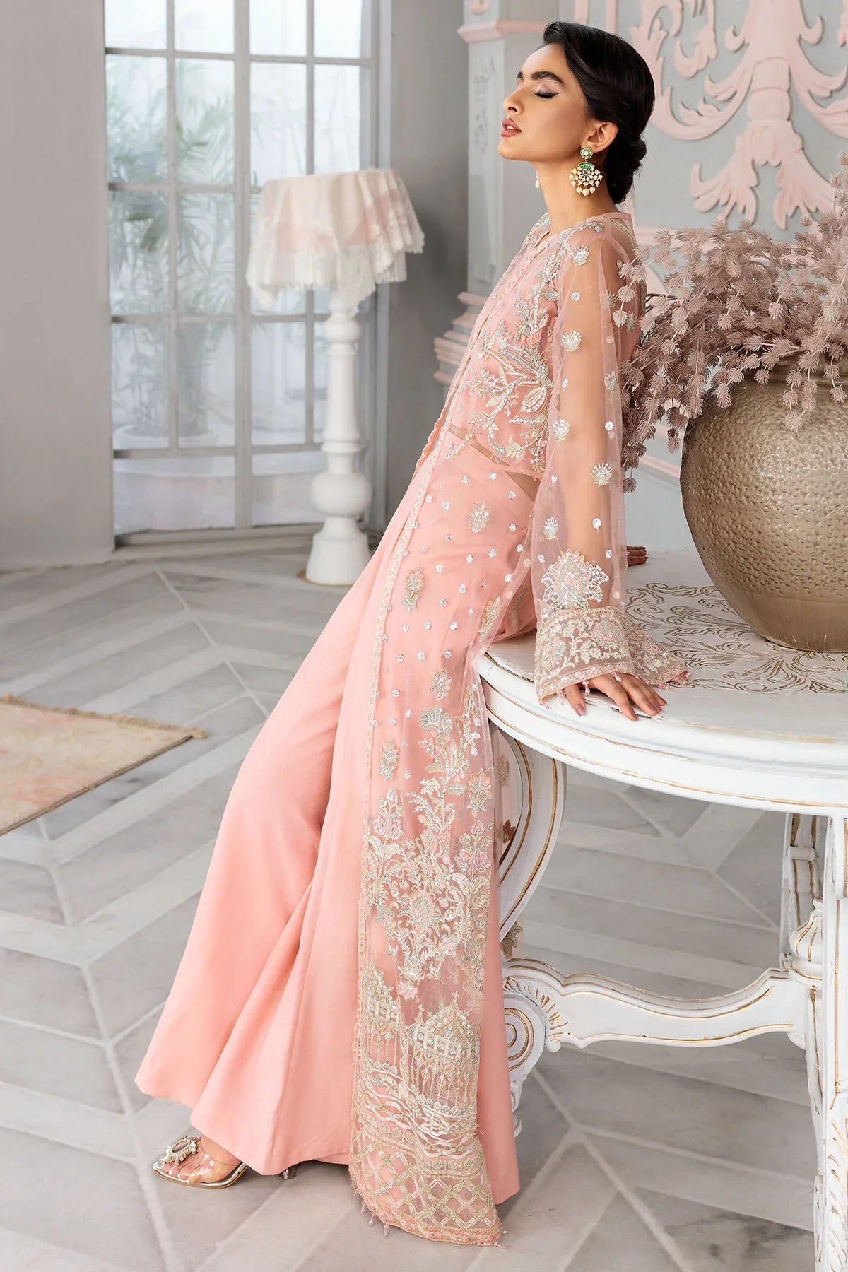 Motifz | Premium Embroidered Formals 24 | 3399-IRIS - Official Motifz stockist in UK - Sakeena London