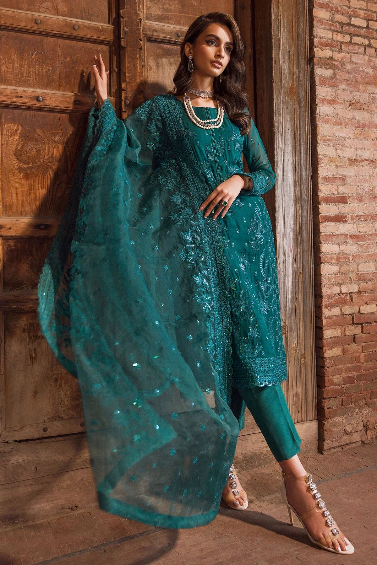 Motifz | Premium Embroidered Formals 24 | 4123 - Official Motifz stockist in UK - Sakeena London