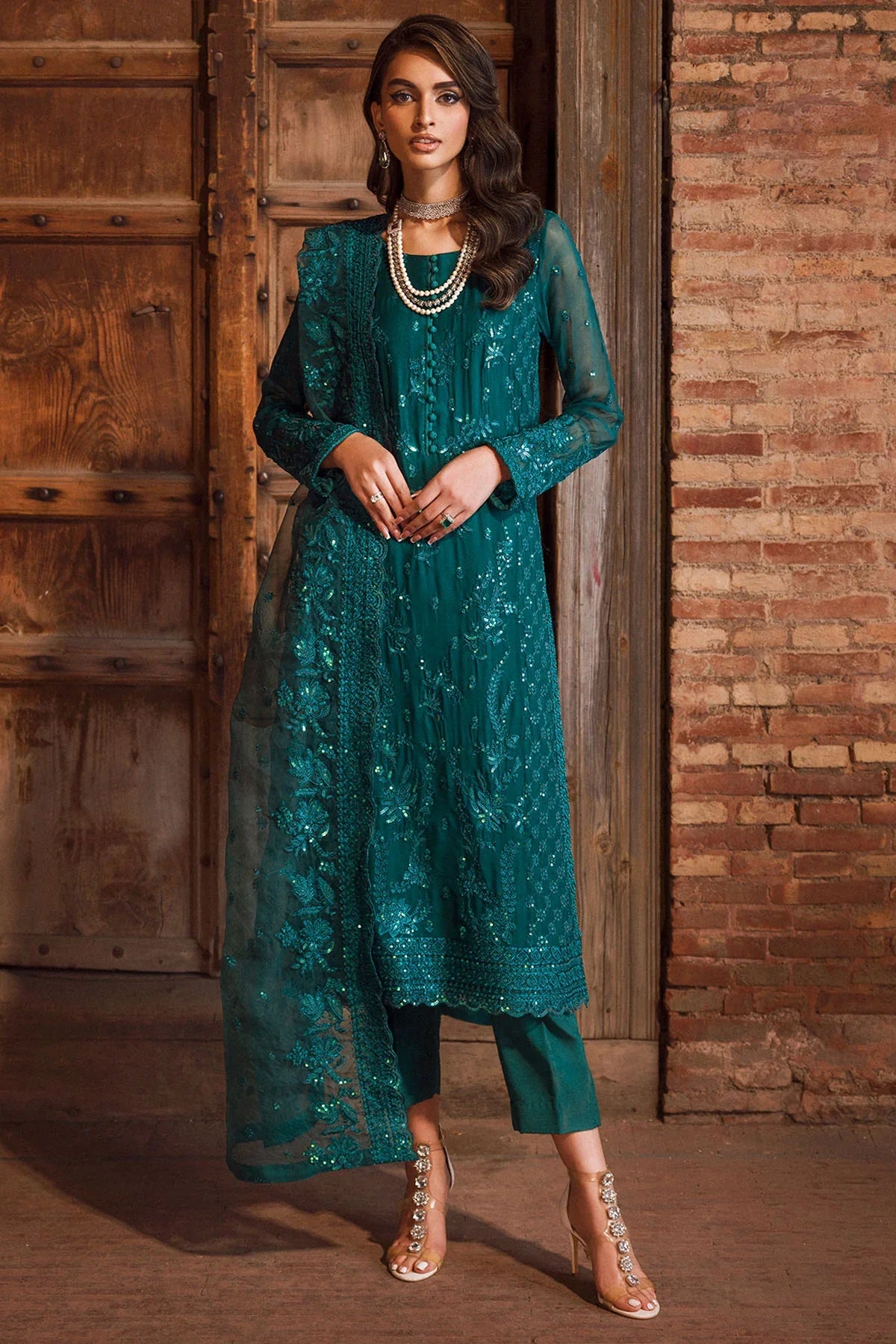 Motifz | Premium Embroidered Formals 24 | 4123 - Official Motifz stockist in UK - Sakeena London