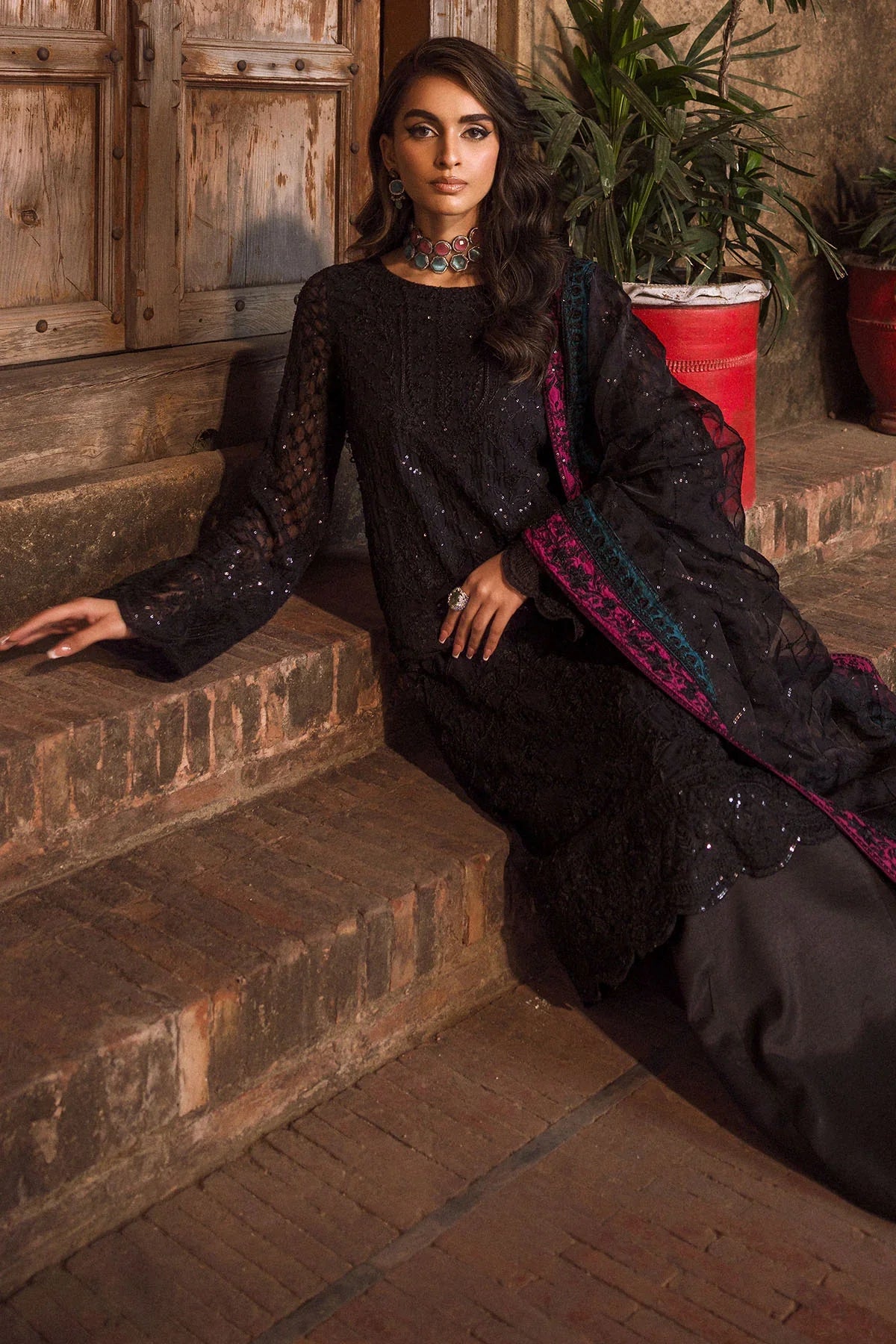 Motifz | Premium Embroidered Formals 24 | 4128 - Official Motifz stockist in UK - Sakeena London