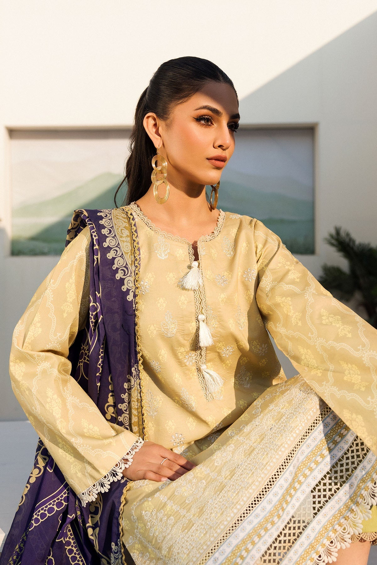 Motifz | Umang Luxury Lawn | A-05 - Official Motifz stockist in UK - Sakeena London