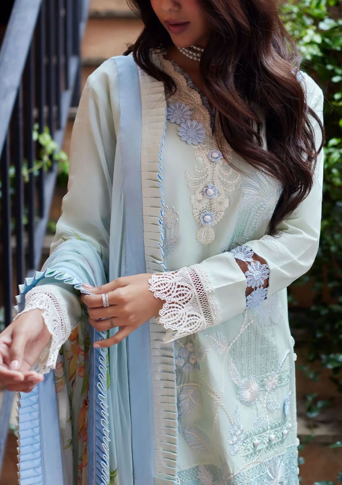 Lawn Collection - Mushq - Te Amo - Luxury - MSL#2408 - Capri Charm