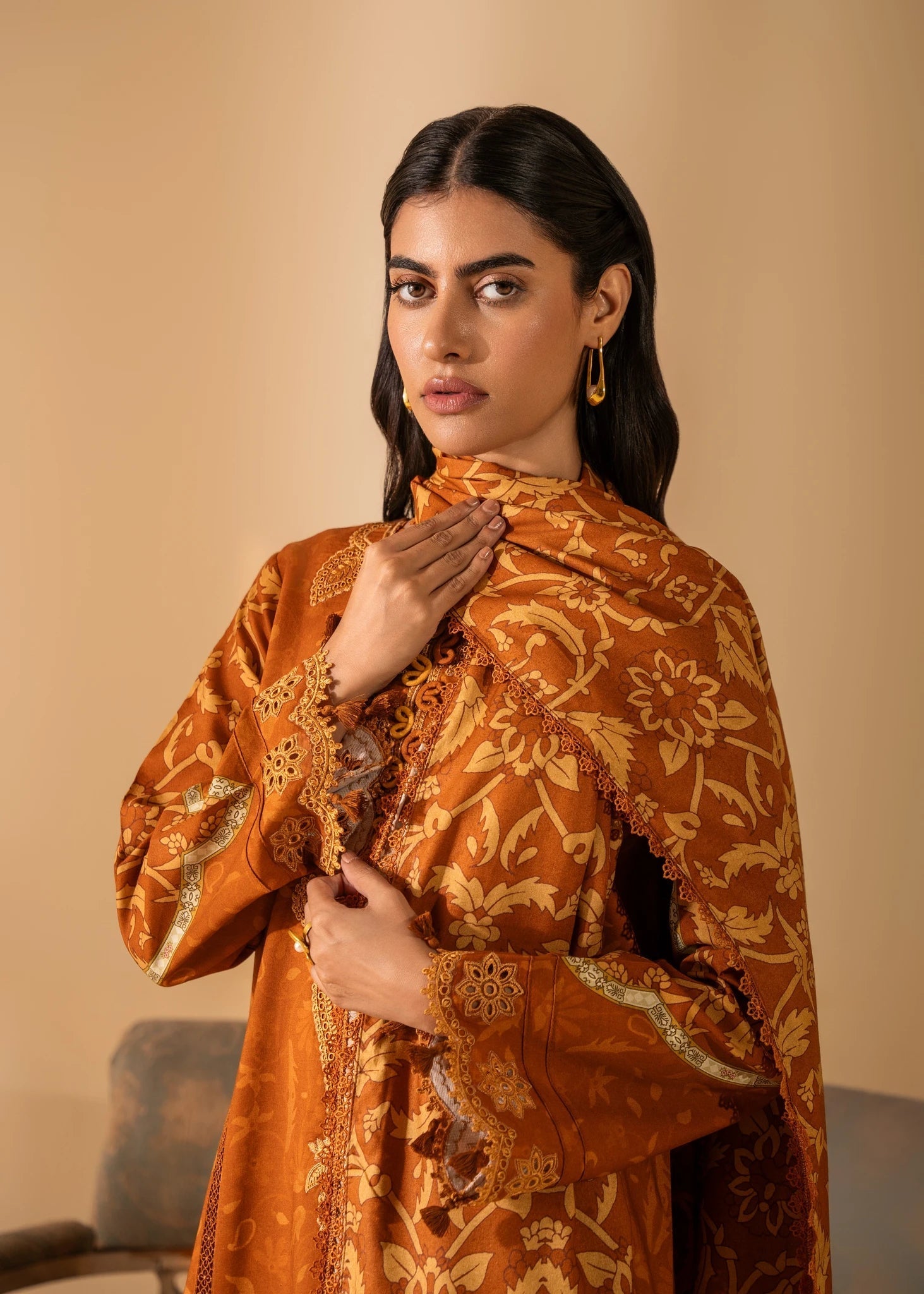 Aabyaan | Izabel Prints Linen Edit 24 | LEILANI (AZ-04) - Official Aabyaan stockist in UK - Sakeena London