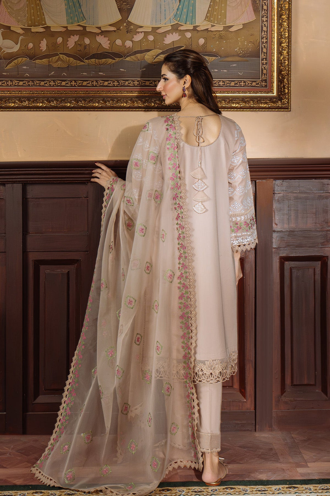 Sahar | Festive Edit Ready to Wear | Bronzed Beige - RTW - Official Sahar stockist in UK - Sakeena London