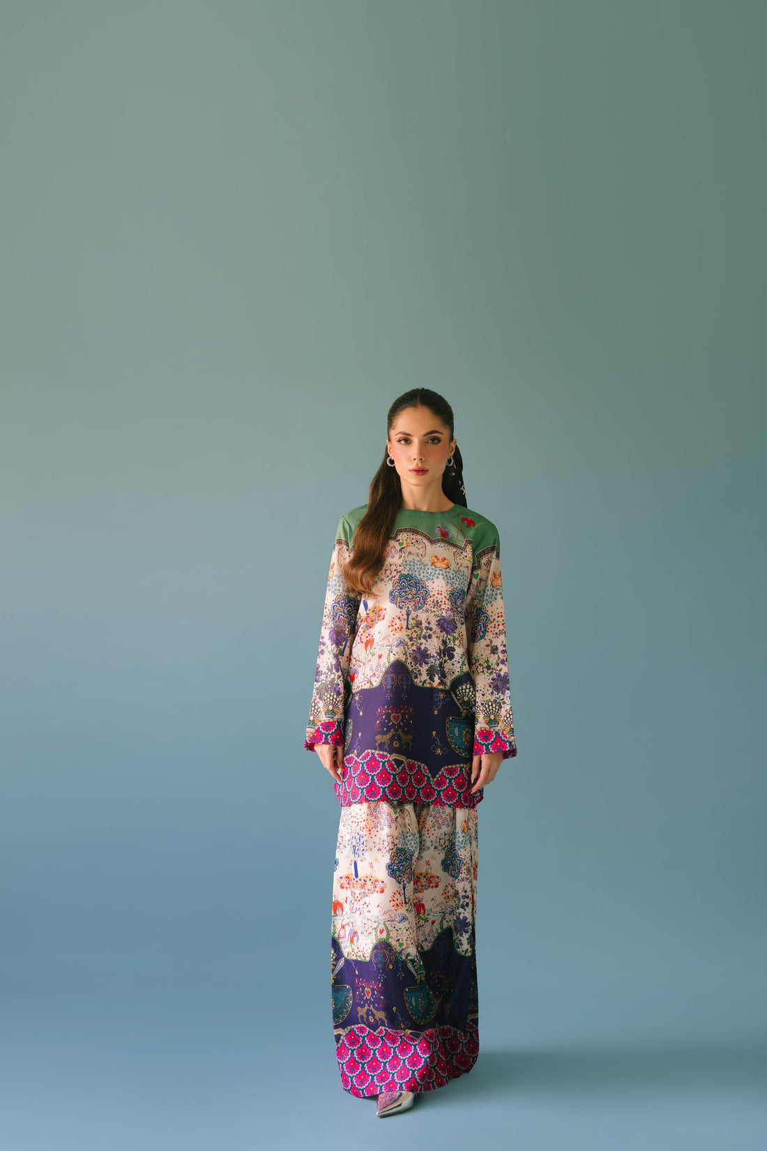 Sammy K | Lawn Pret 25 | Hanging Garden - Official Sammy K stockist in UK - Sakeena London