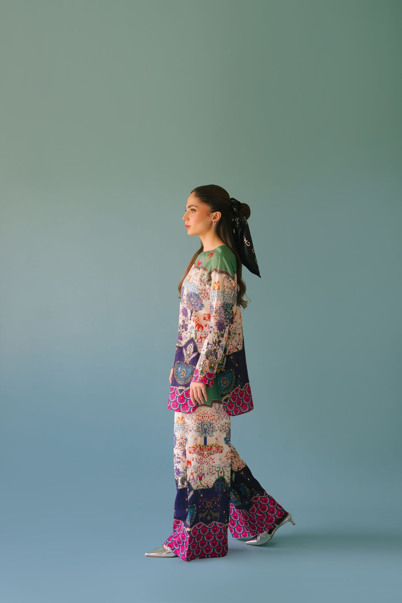 Sammy K | Lawn Pret 25 | Hanging Garden - Official Sammy K stockist in UK - Sakeena London