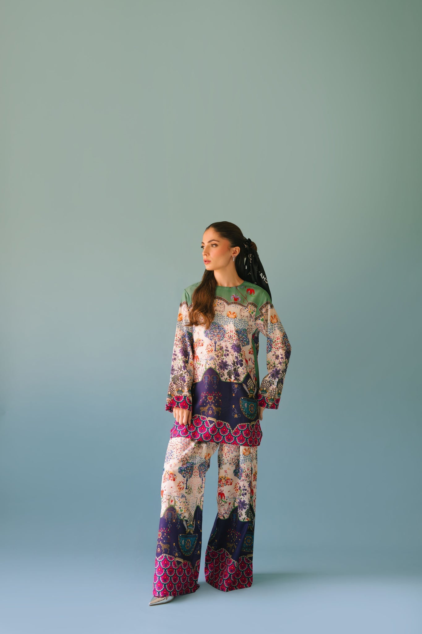 Sammy K | Lawn Pret 25 | Hanging Garden - Official Sammy K stockist in UK - Sakeena London