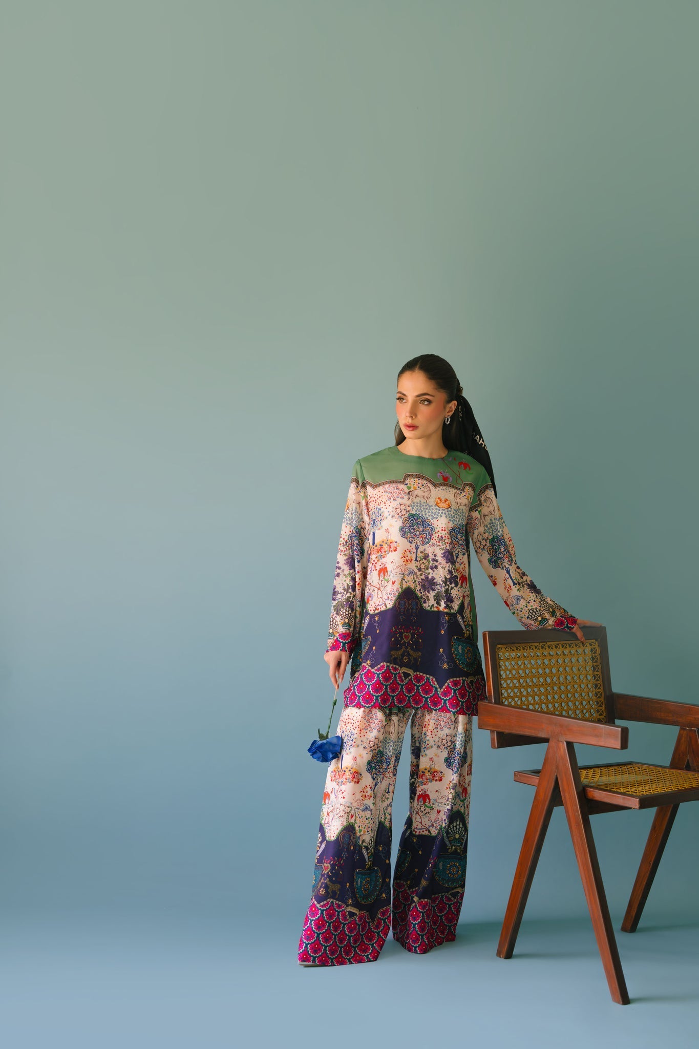 Sammy K | Lawn Pret 25 | Hanging Garden - Official Sammy K stockist in UK - Sakeena London