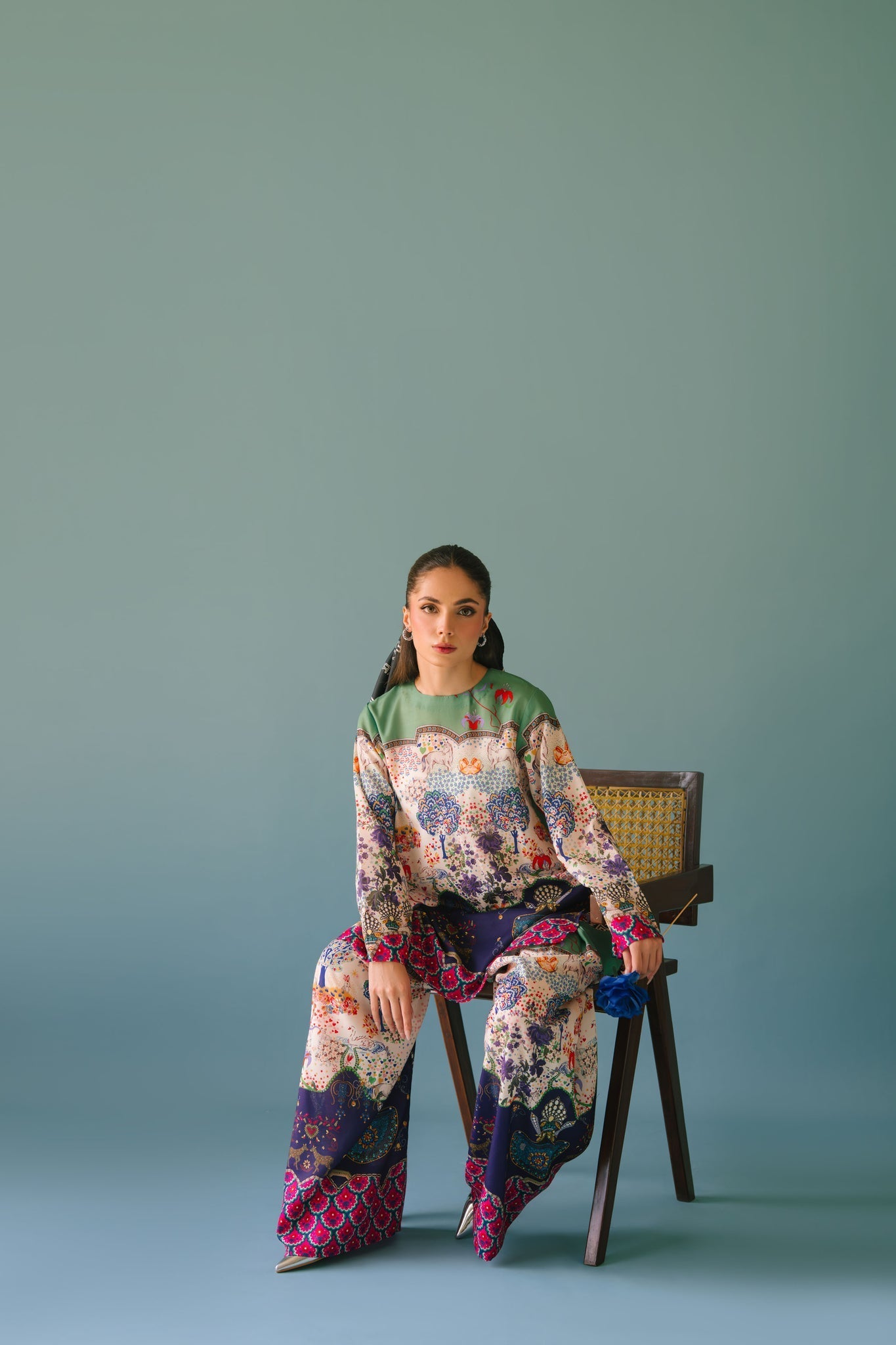 Sammy K | Lawn Pret 25 | Hanging Garden - Official Sammy K stockist in UK - Sakeena London