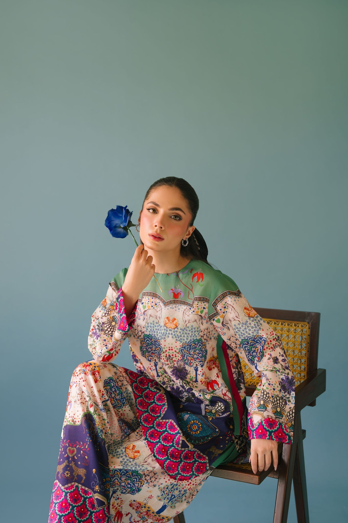 Sammy K | Lawn Pret 25 | Hanging Garden - Official Sammy K stockist in UK - Sakeena London