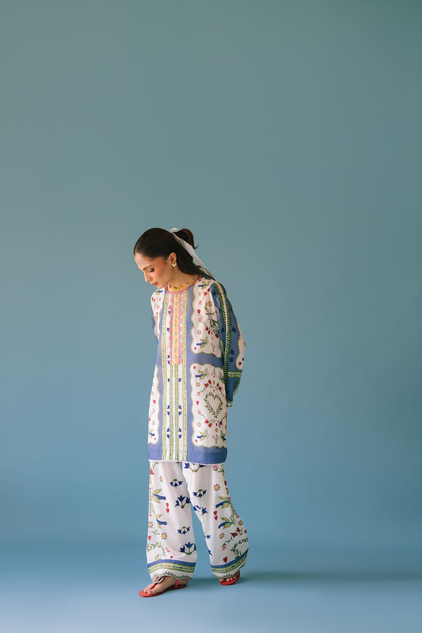 Sammy K | Lawn Pret 25 | flower bud - Official Sammy K stockist in UK - Sakeena London