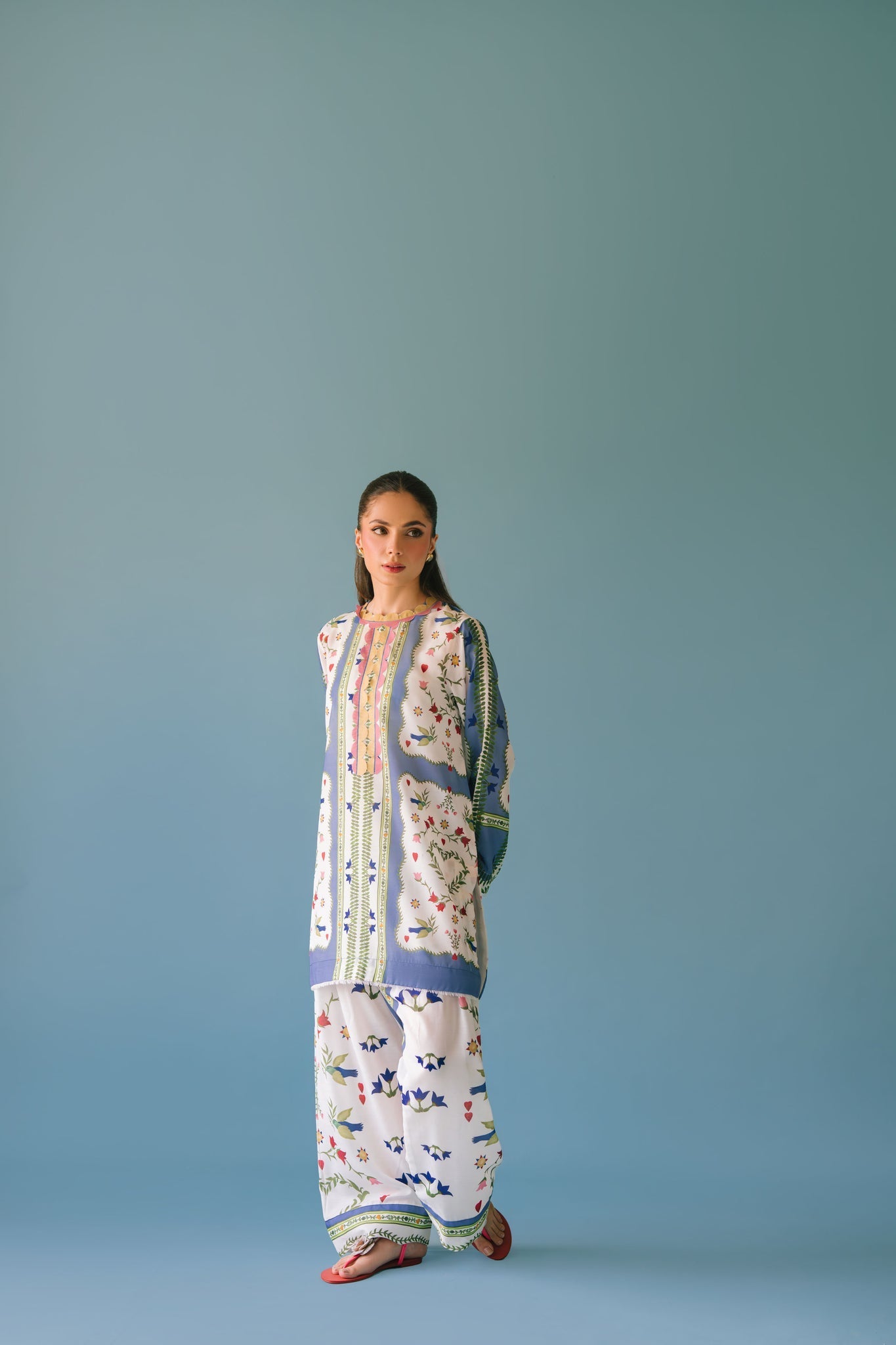 Sammy K | Lawn Pret 25 | flower bud - Official Sammy K stockist in UK - Sakeena London