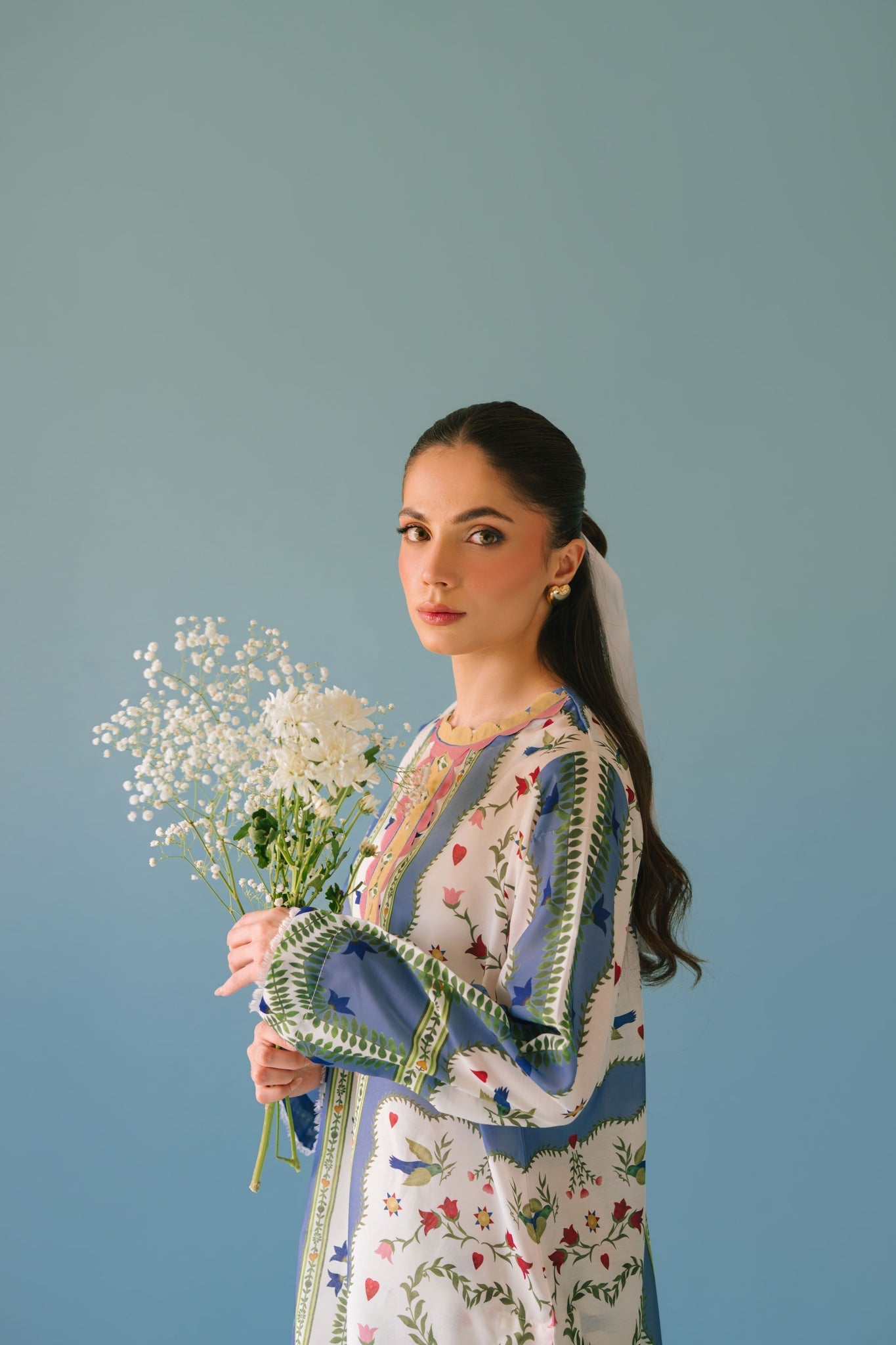 Sammy K | Lawn Pret 25 | flower bud - Official Sammy K stockist in UK - Sakeena London