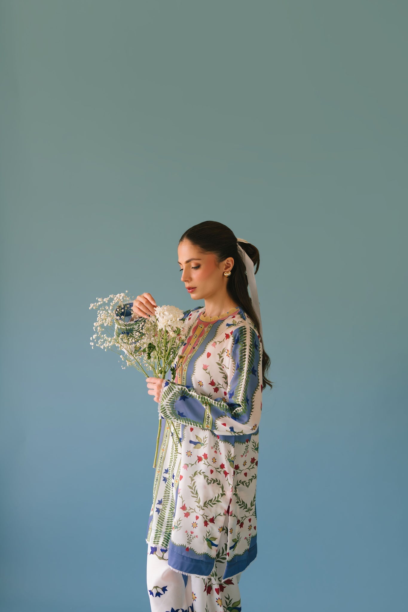 Sammy K | Lawn Pret 25 | flower bud - Official Sammy K stockist in UK - Sakeena London