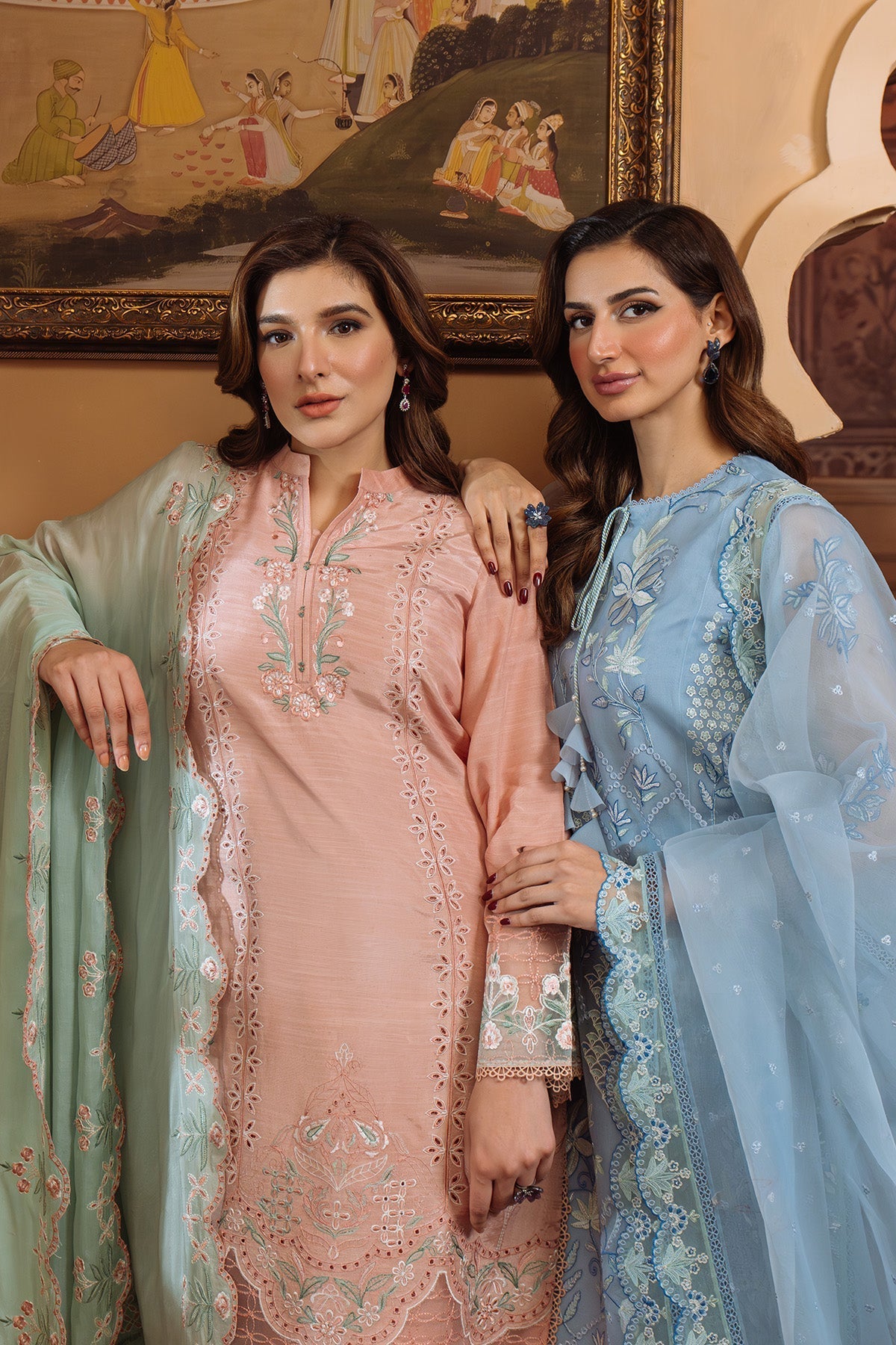 Sahar | Festive Edit Ready to Wear | Glacier Veil - RTW - Official Sahar stockist in UK - Sakeena London