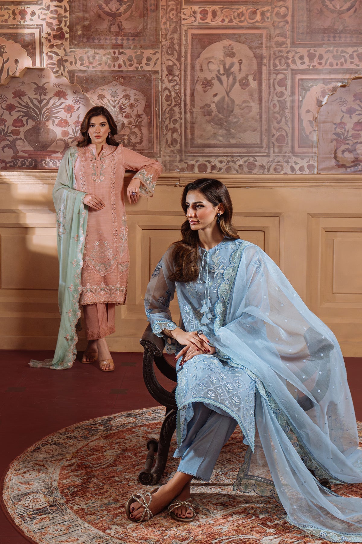 Sahar | Festive Edit Ready to Wear | Glacier Veil - RTW - Official Sahar stockist in UK - Sakeena London