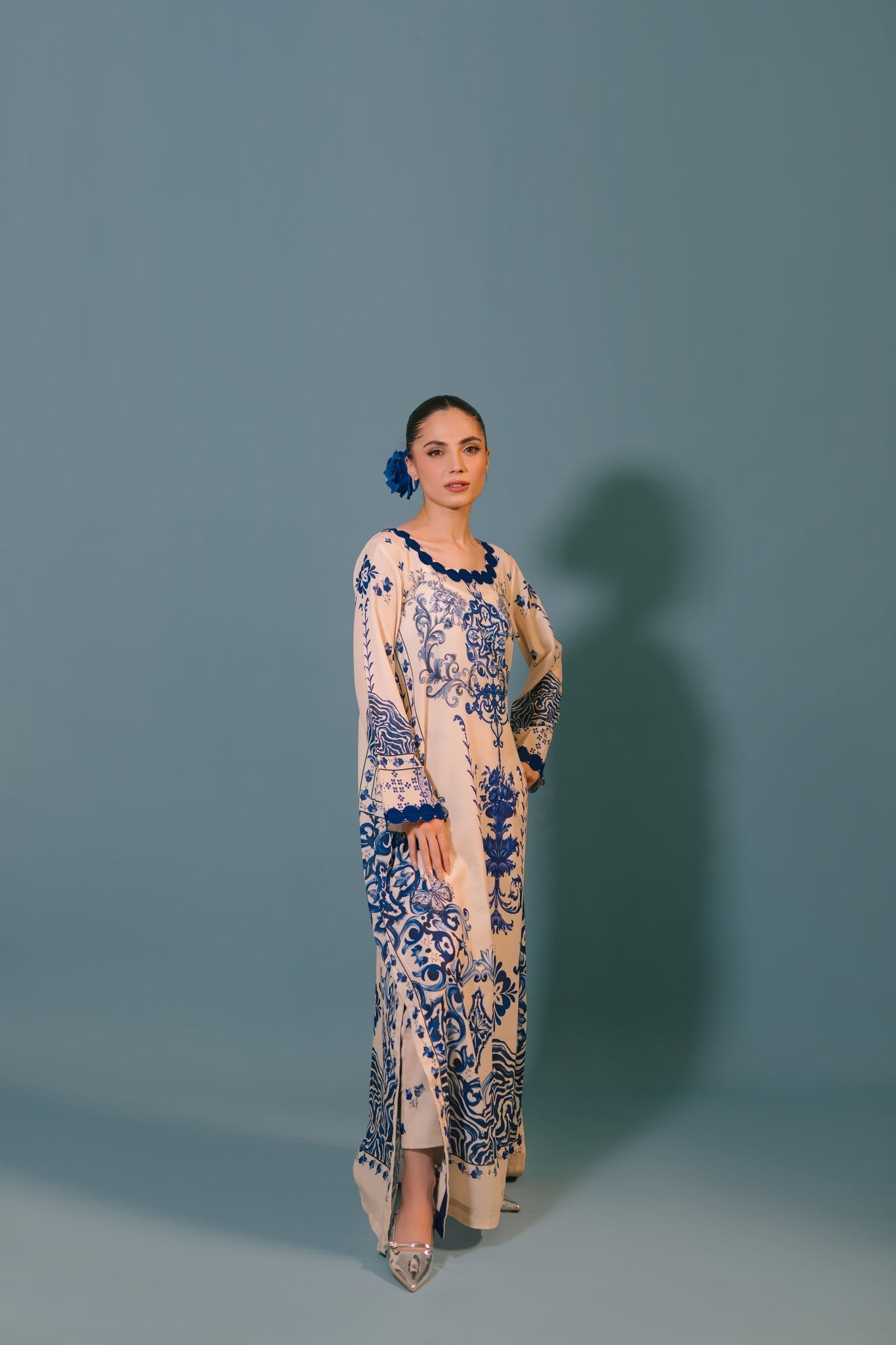 Sammy K | Lawn Pret 25 |Blue Bell - Official Sammy K stockist in UK - Sakeena London