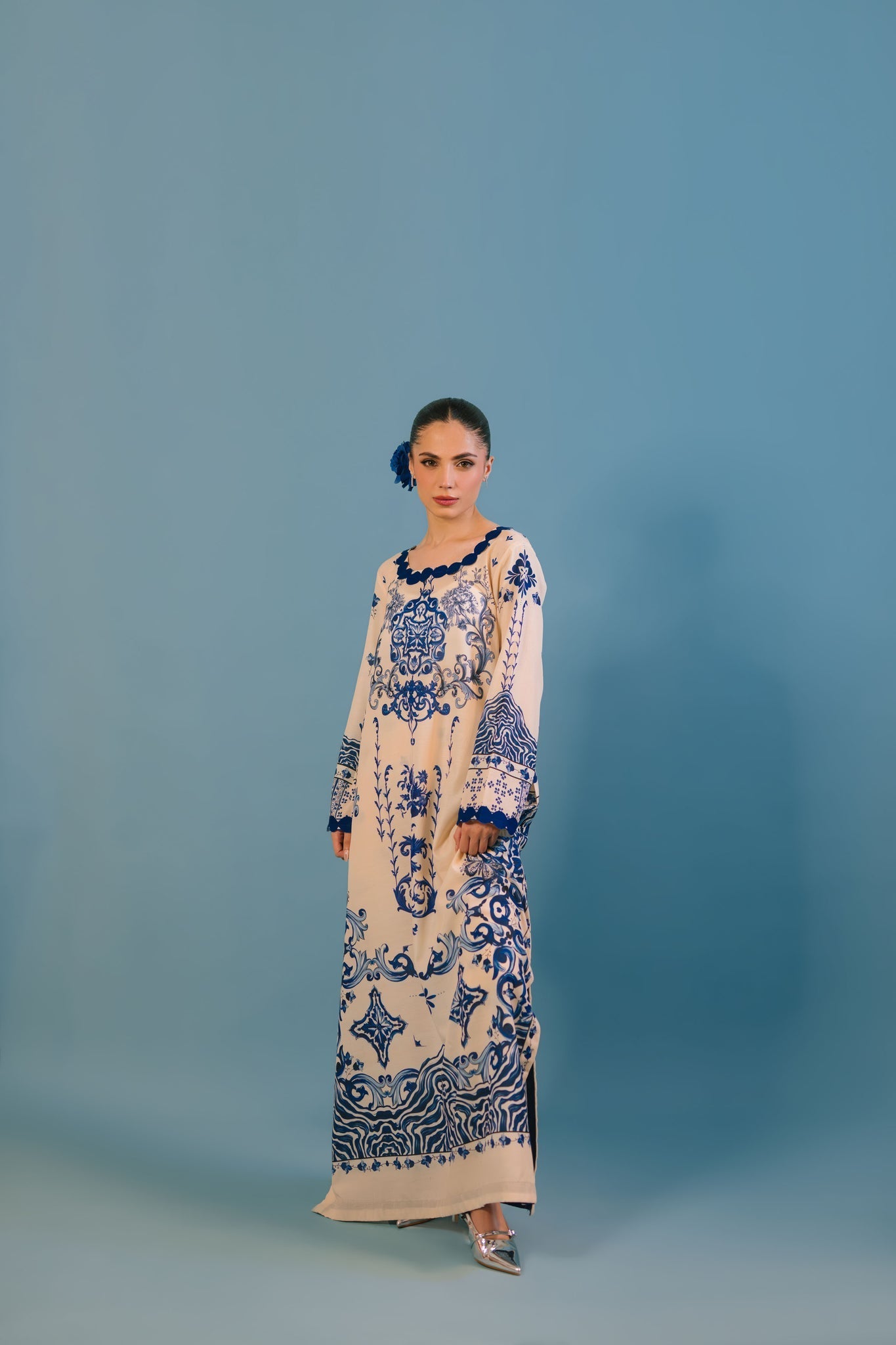 Sammy K | Lawn Pret 25 |Blue Bell - Official Sammy K stockist in UK - Sakeena London