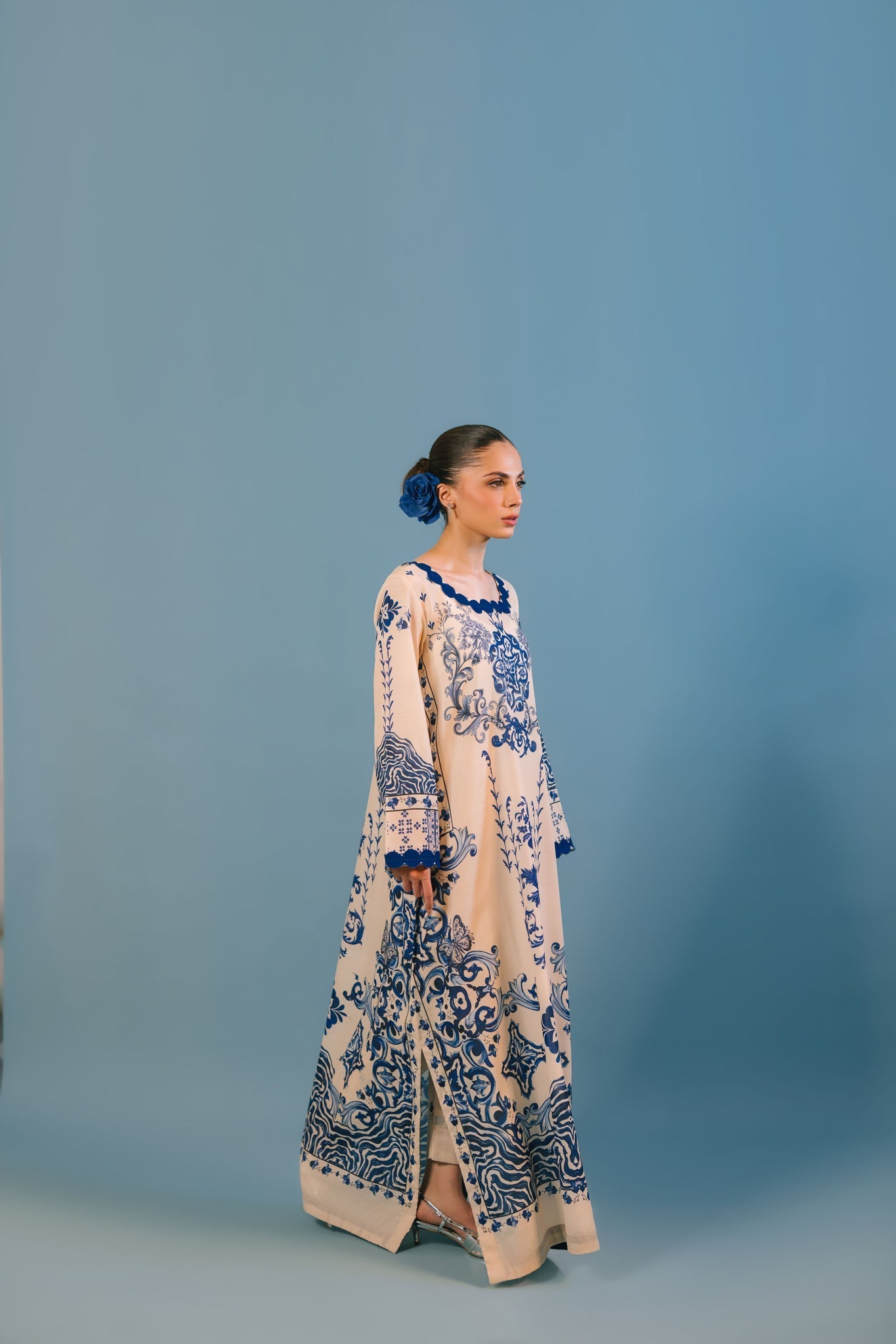 Sammy K | Lawn Pret 25 |Blue Bell - Official Sammy K stockist in UK - Sakeena London