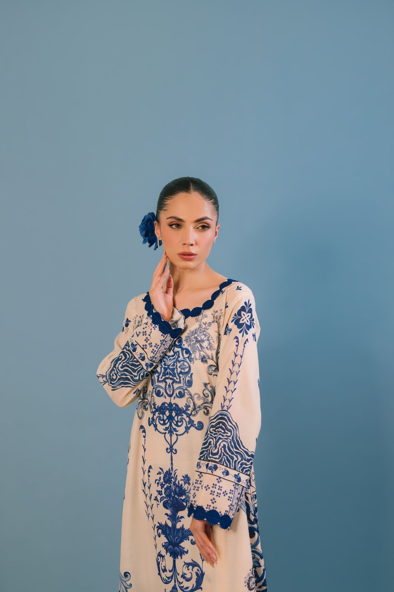 Sammy K | Lawn Pret 25 |Blue Bell - Official Sammy K stockist in UK - Sakeena London