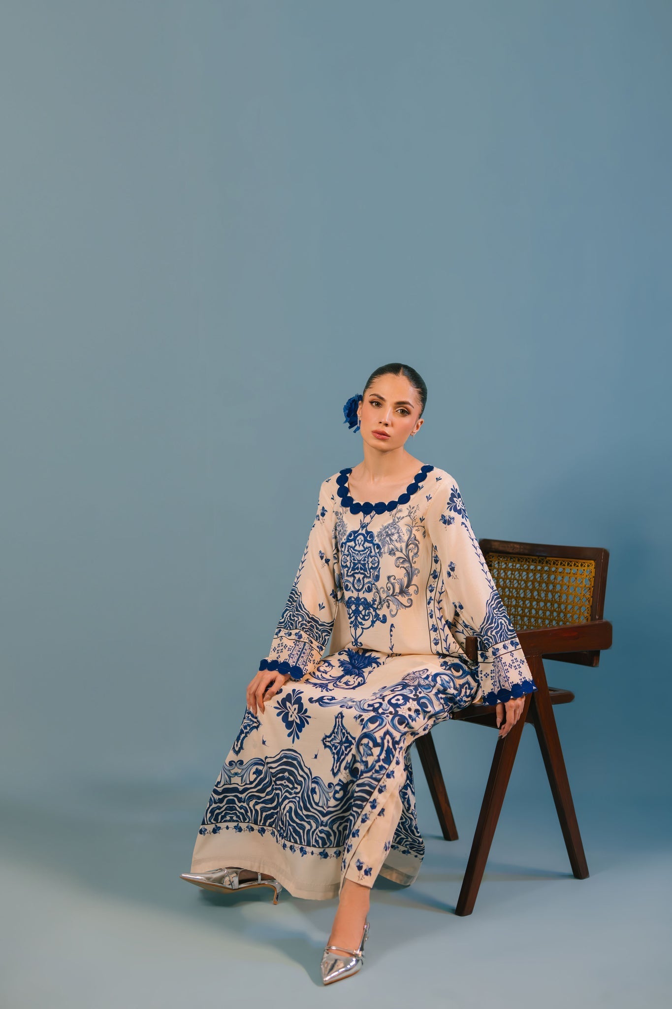 Sammy K | Lawn Pret 25 |Blue Bell - Official Sammy K stockist in UK - Sakeena London