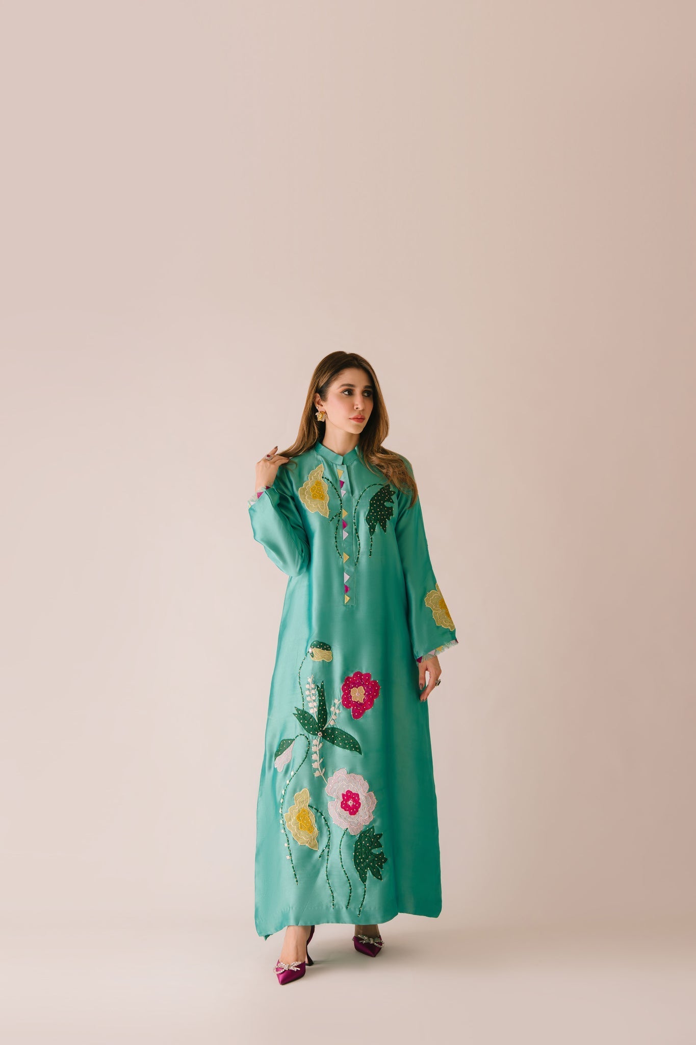 Sammy K | Aadat Festive Edition | Green Goddess - Official Sakeena London stockist in UK - Sakeena London