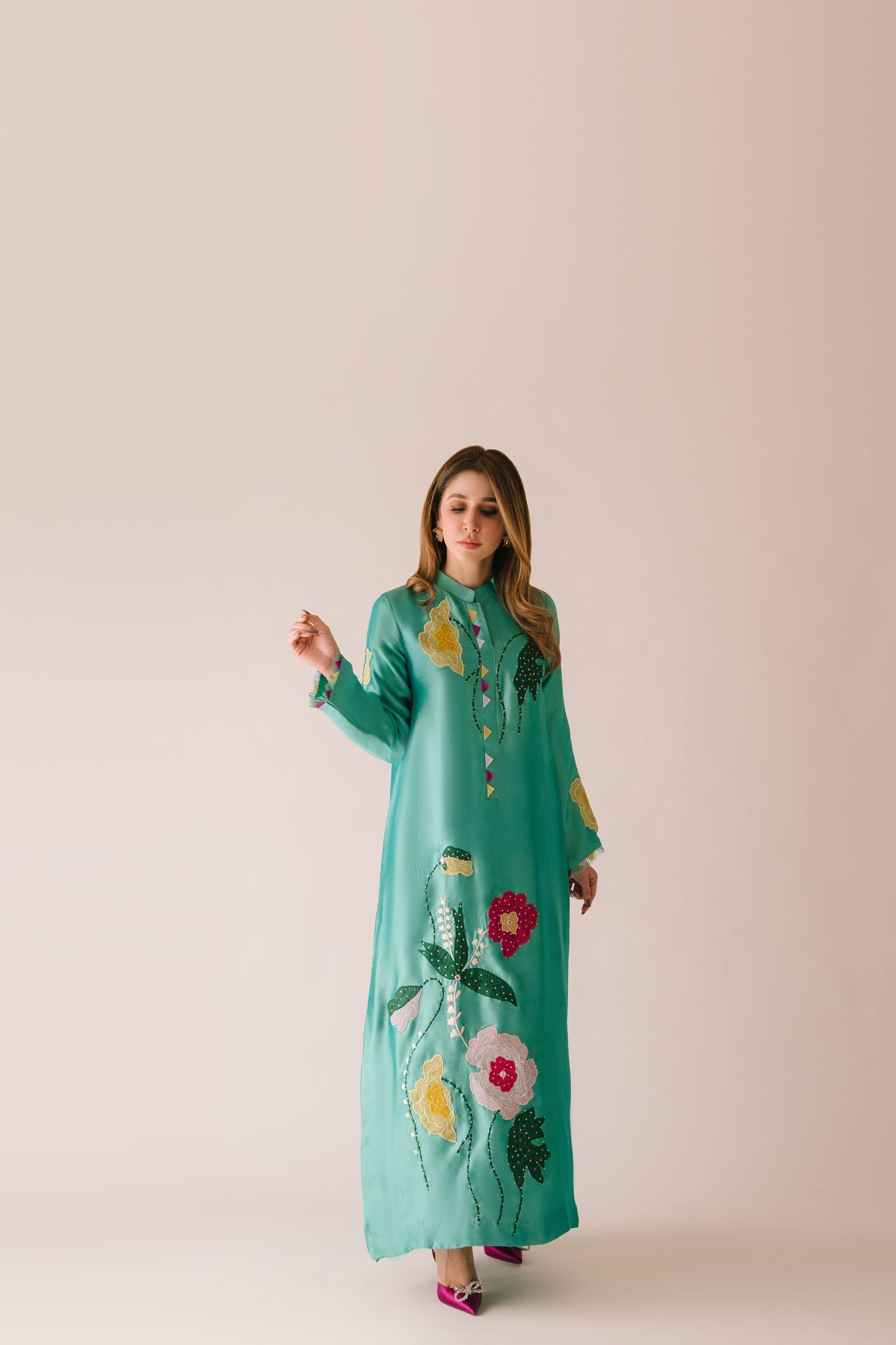 Sammy K | Aadat Festive Edition | Green Goddess - Official Sakeena London stockist in UK - Sakeena London