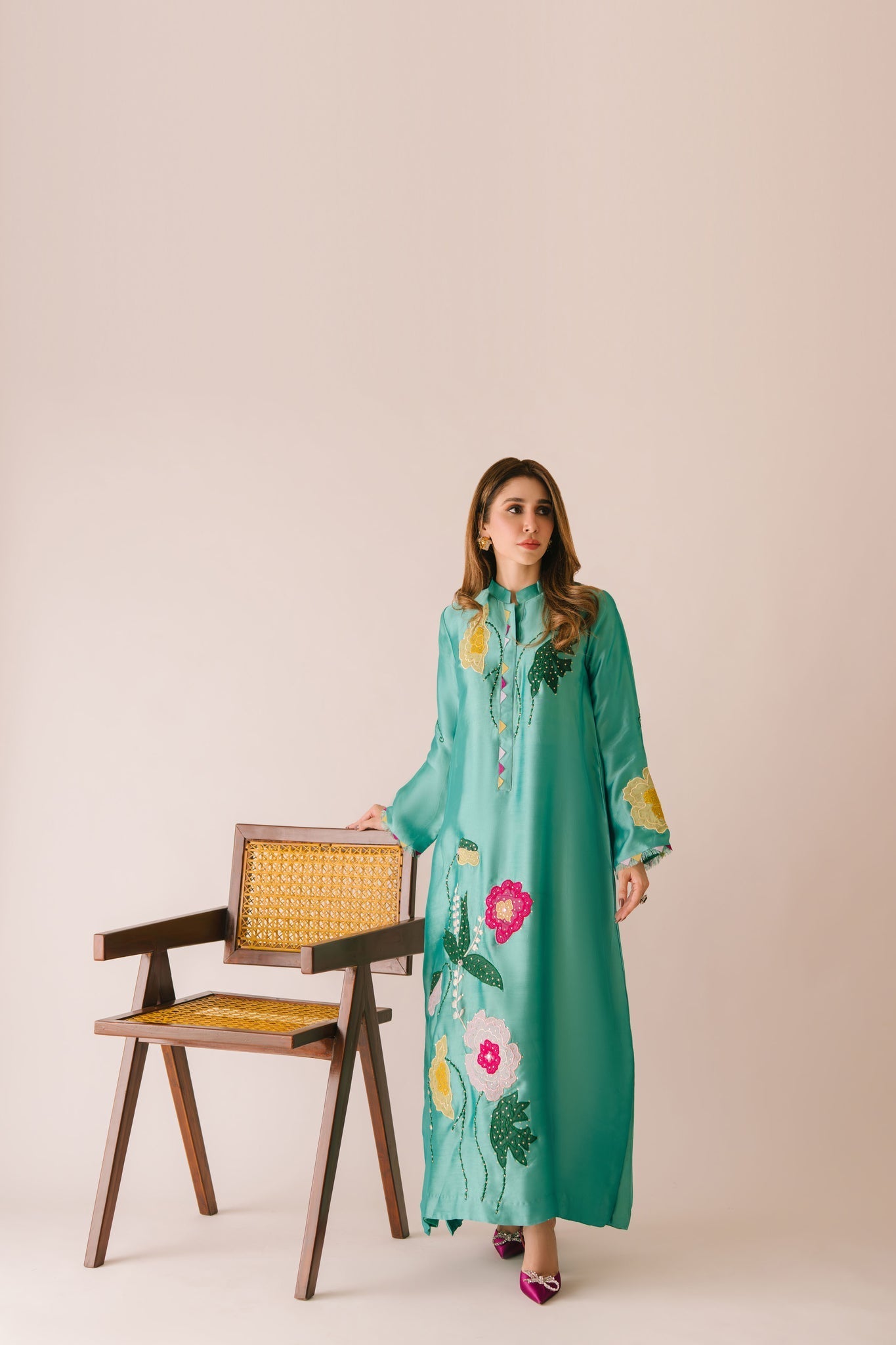 Sammy K | Aadat Festive Edition | Green Goddess - Official Sakeena London stockist in UK - Sakeena London