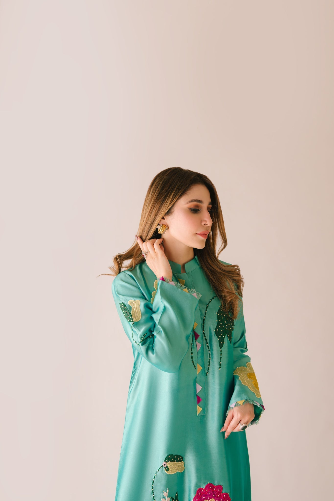 Sammy K | Aadat Festive Edition | Green Goddess - Official Sakeena London stockist in UK - Sakeena London