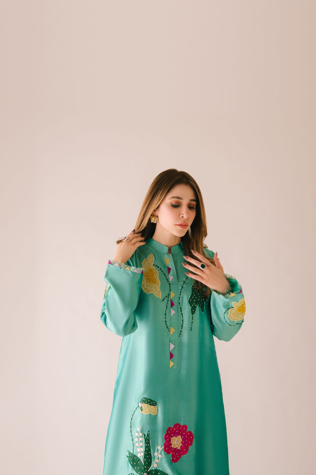 Sammy K | Aadat Festive Edition | Green Goddess - Official Sakeena London stockist in UK - Sakeena London
