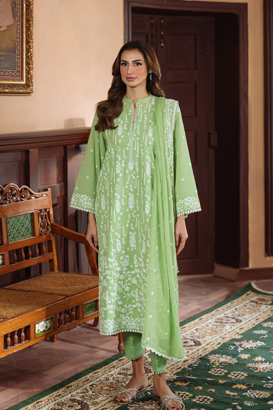 Sahar | Festive Edit Ready to Wear | Celadon Dream - RTW - Official Sahar stockist in UK - Sakeena London