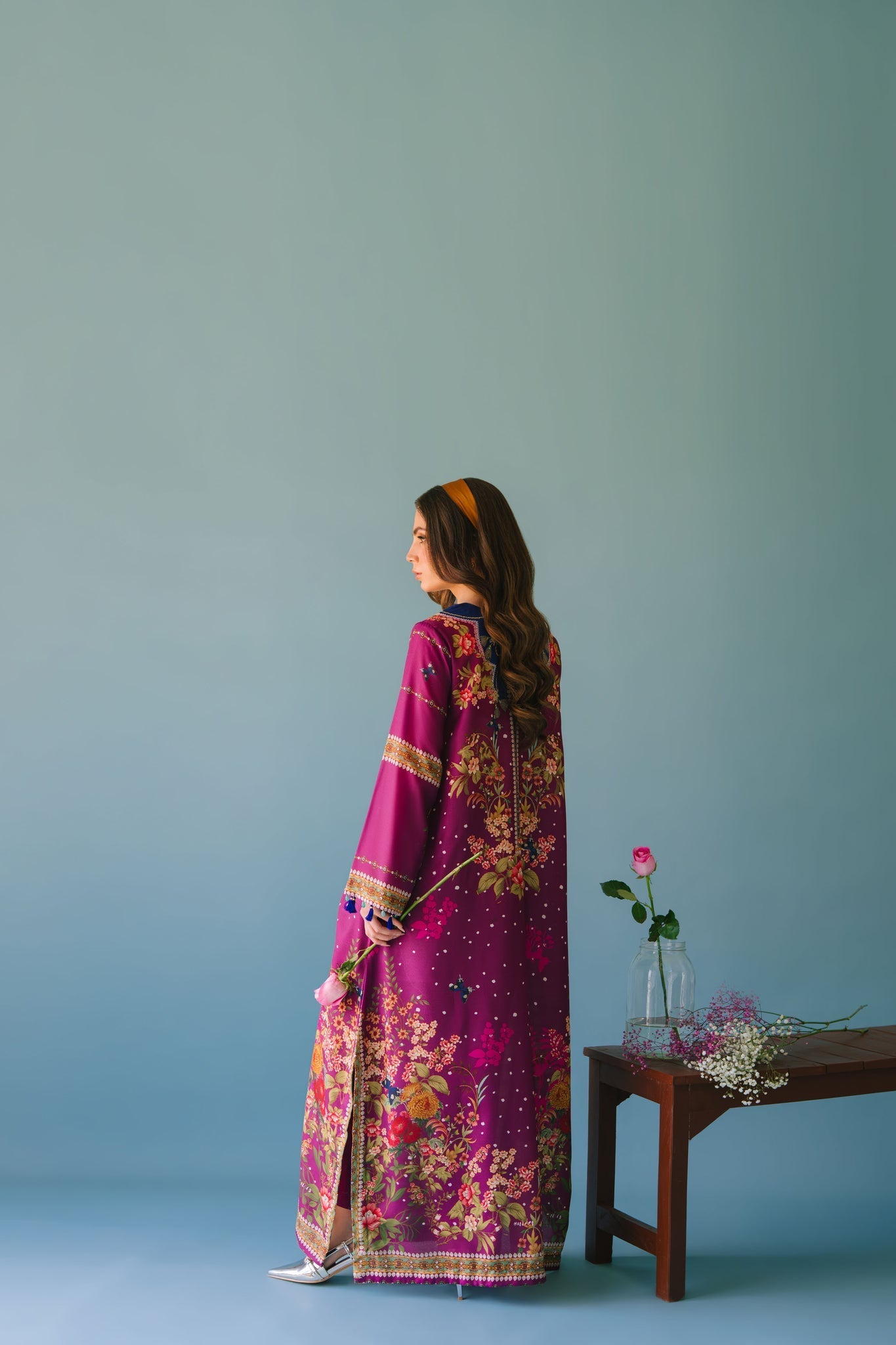 Sammy K | Lawn Pret 25 | Evening Rose - Official Sammy K stockist in UK - Sakeena London