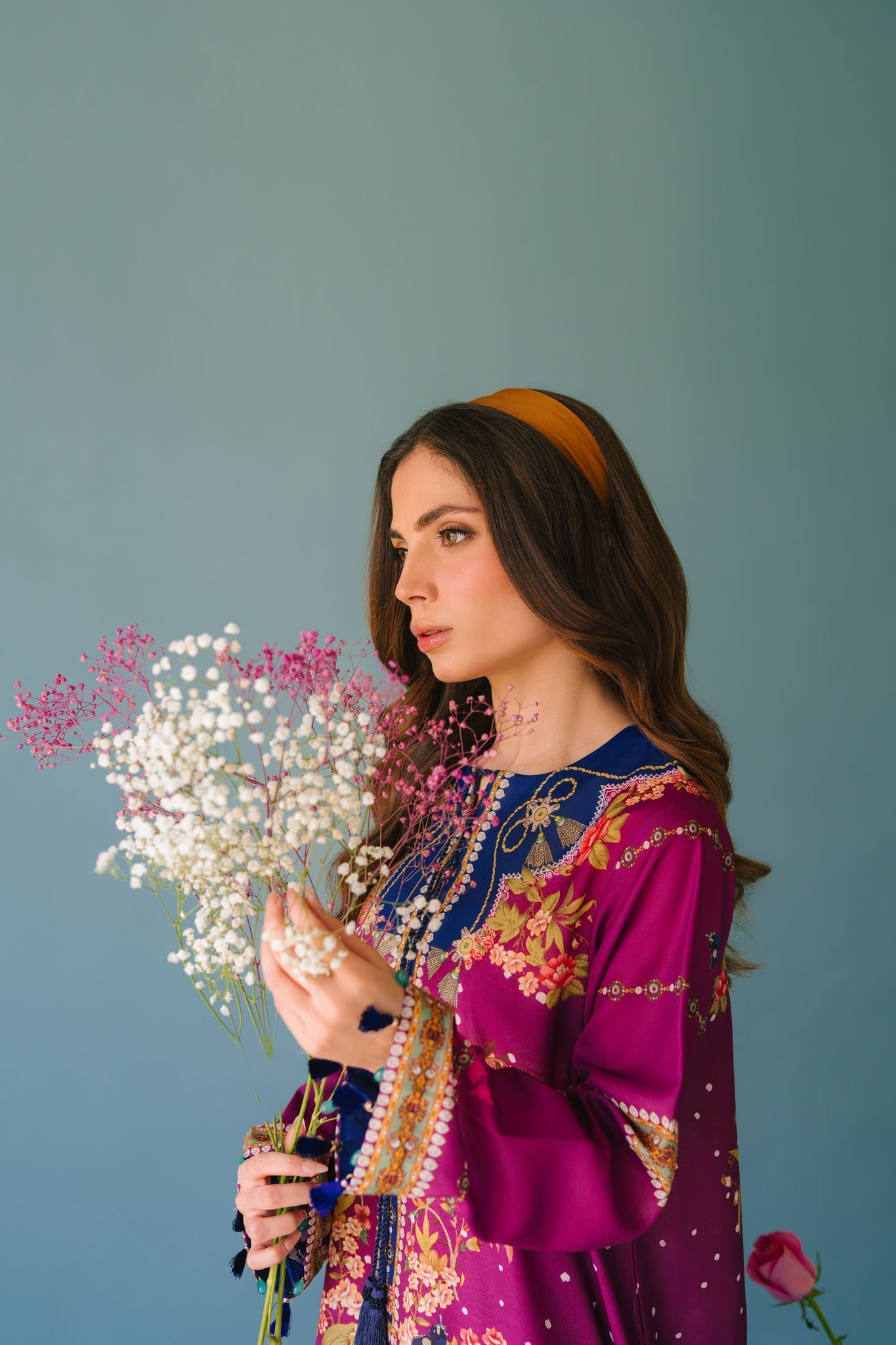 Sammy K | Lawn Pret 25 | Evening Rose - Official Sammy K stockist in UK - Sakeena London
