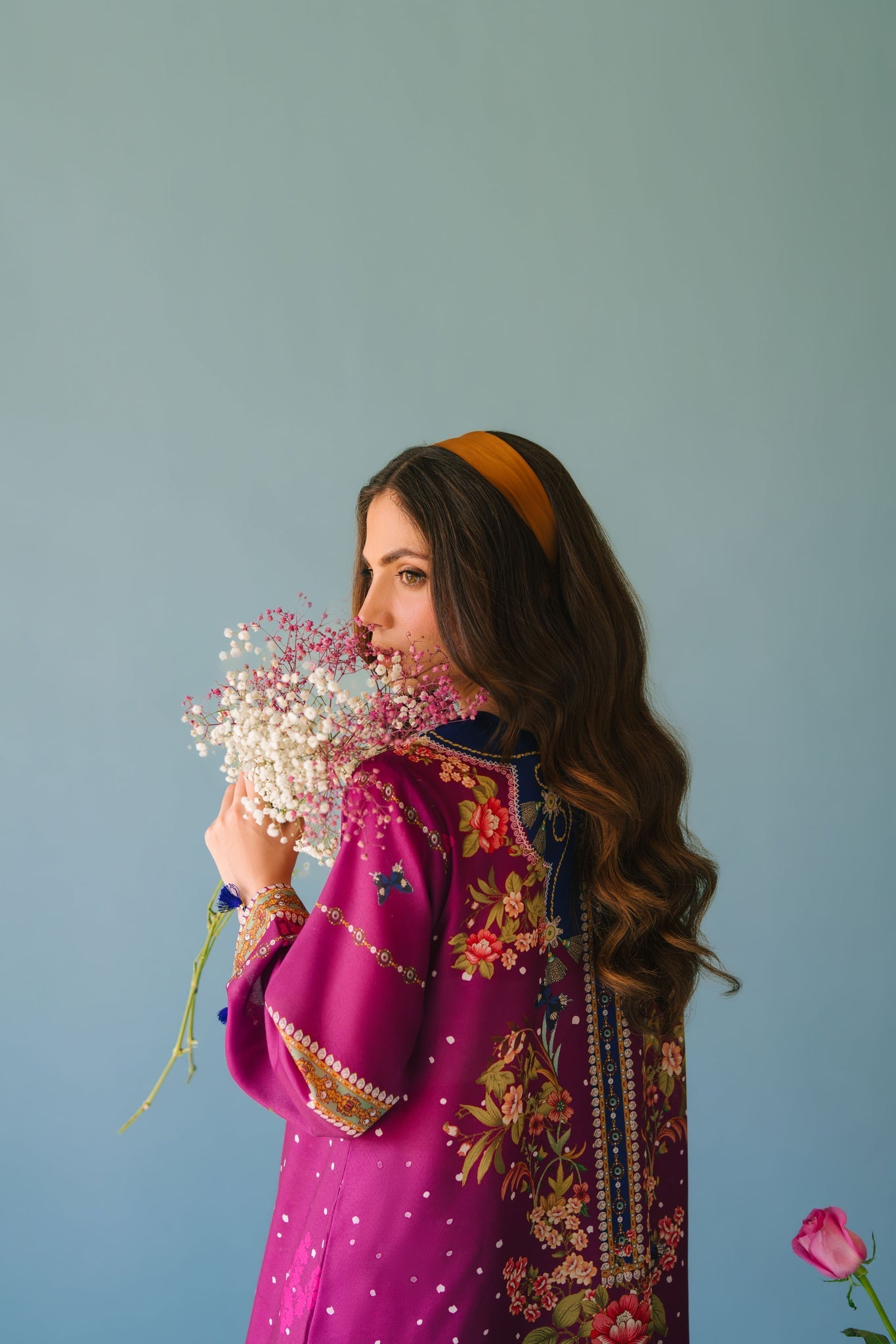 Sammy K | Lawn Pret 25 | Evening Rose - Official Sammy K stockist in UK - Sakeena London
