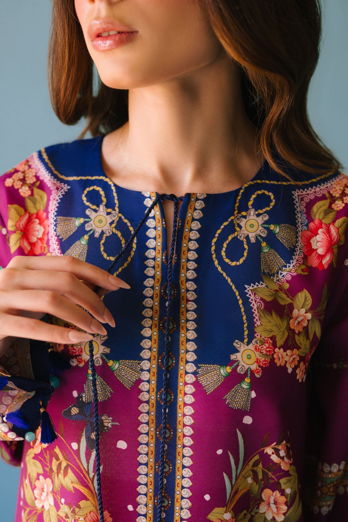Sammy K | Lawn Pret 25 | Evening Rose - Official Sammy K stockist in UK - Sakeena London