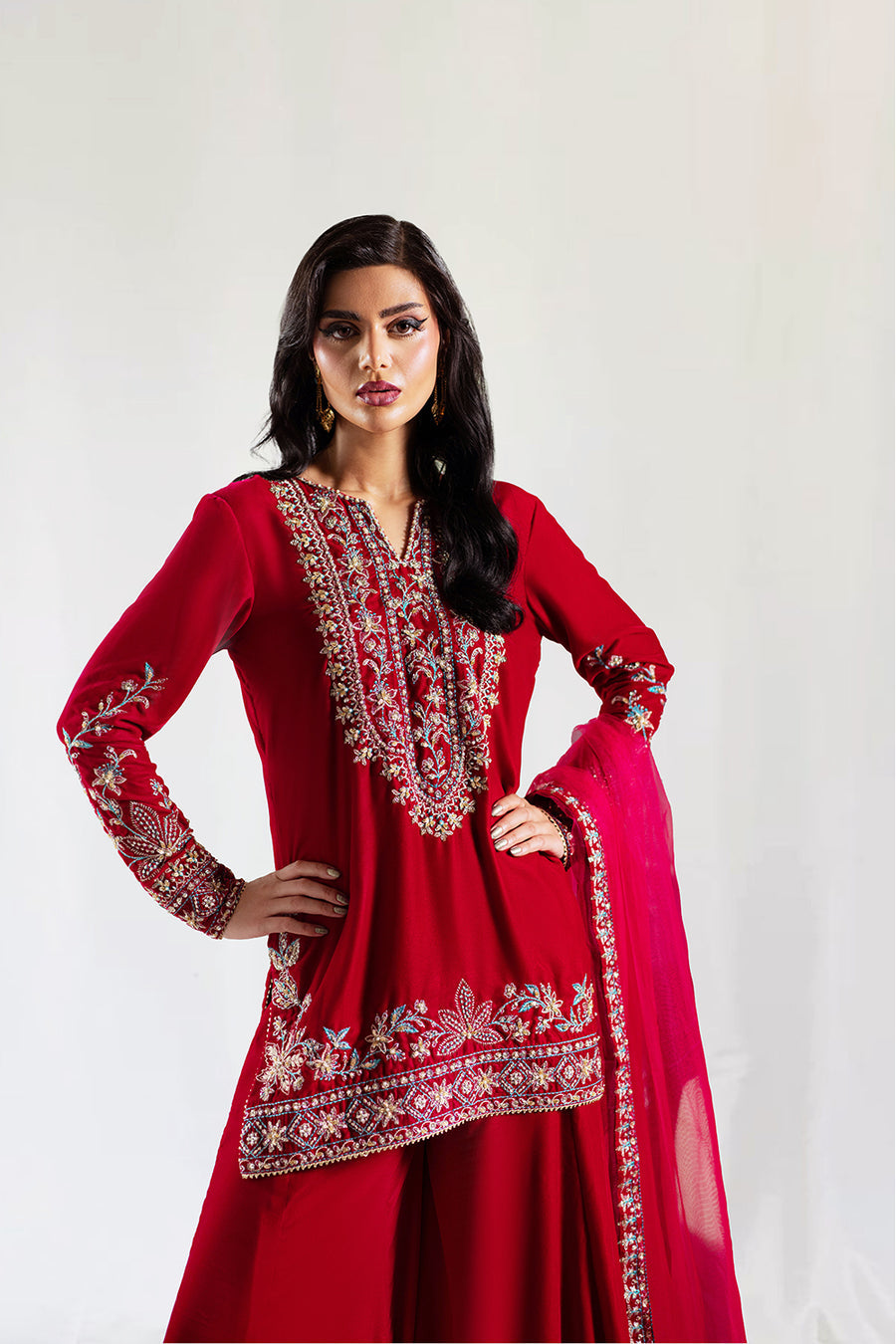 Saira Rizwan | Velvet Pret 25 | SHIREEN-SRVP25-04 - Official Saira Rizwan stockist in UK - Sakeena London