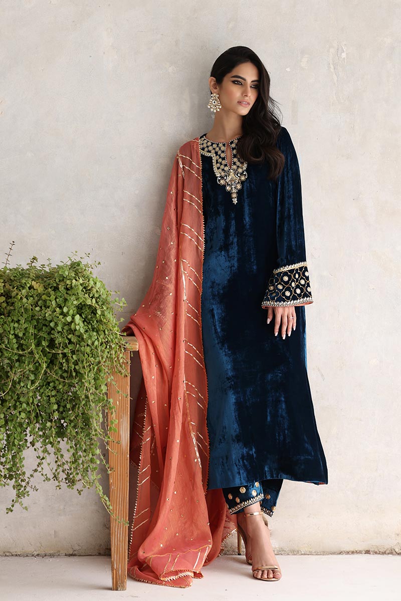Sana Abbas | Velvet Formals | NINA - Official Sana Abbas stockist in UK - Sakeena London