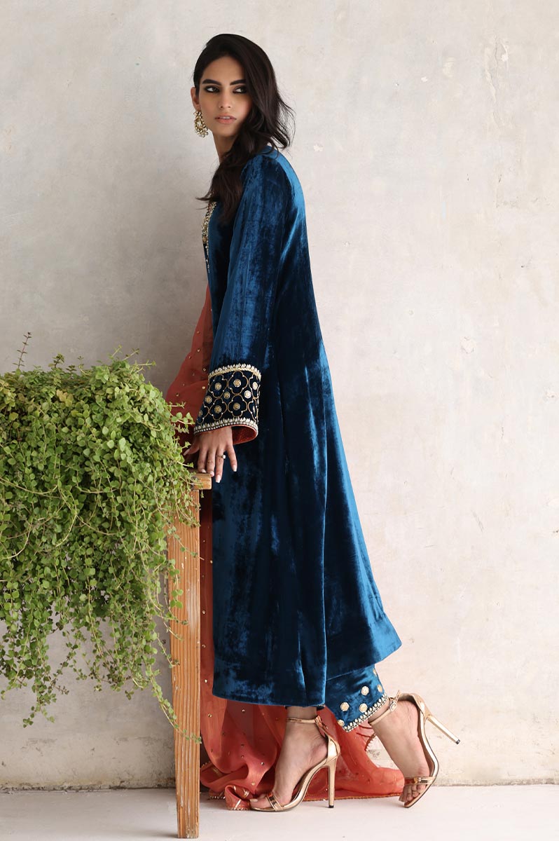 Sana Abbas | Velvet Formals | NINA - Official Sana Abbas stockist in UK - Sakeena London