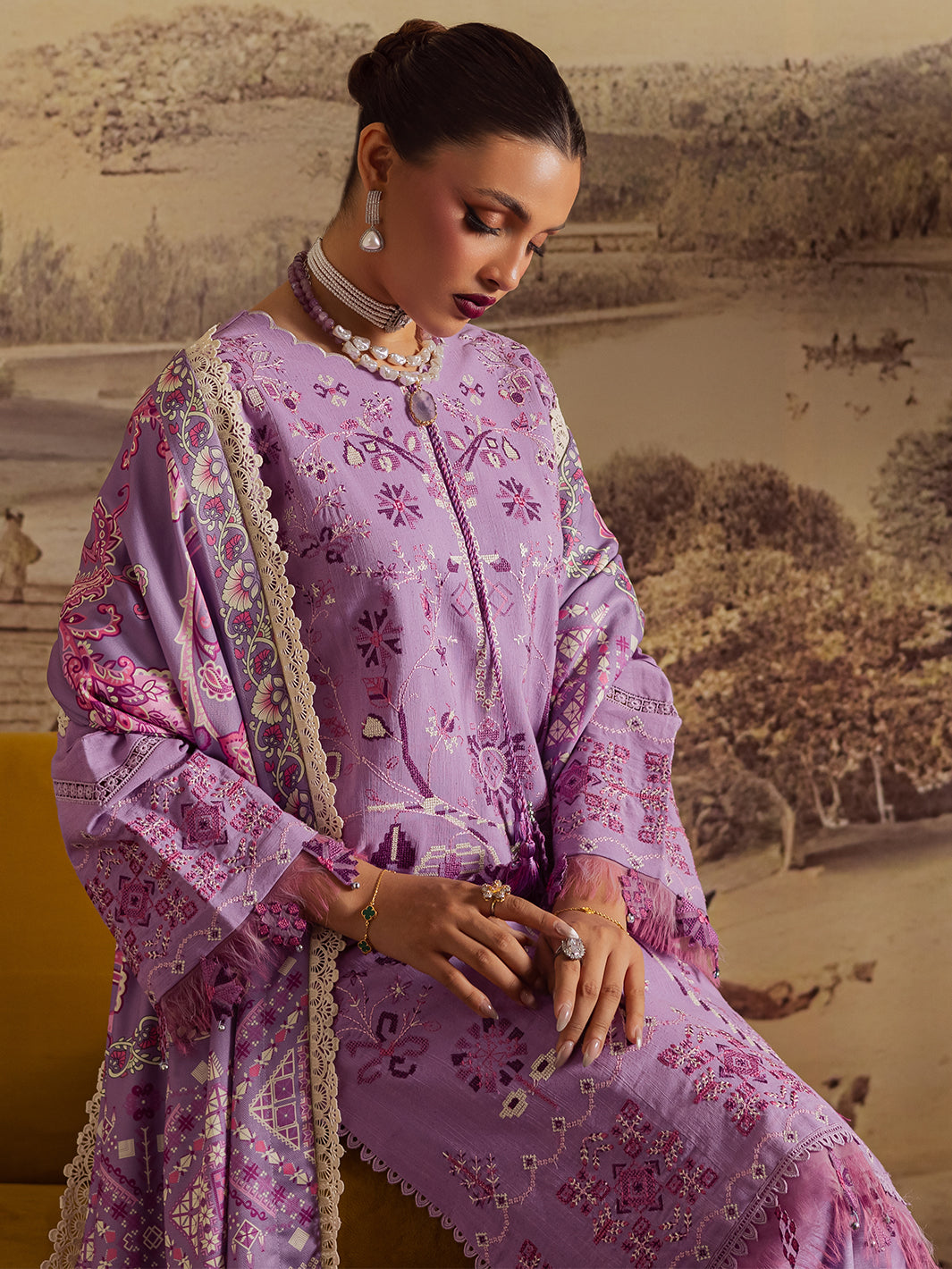 Mahnur | Nova Khaddar 25 | NK - 11 - Official Mahnur stockist in UK - Sakeena London