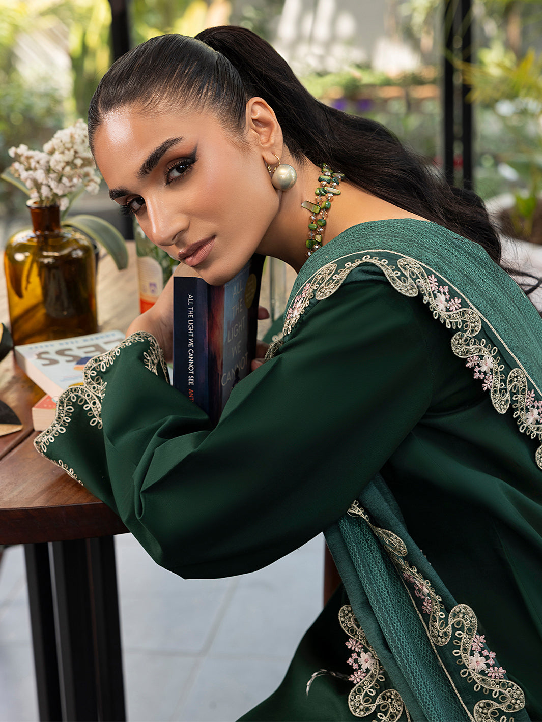 Izel | Meadow Muse Embroidered Lawn 25 | NOORE - Official Izel stockist in UK - Sakeena London