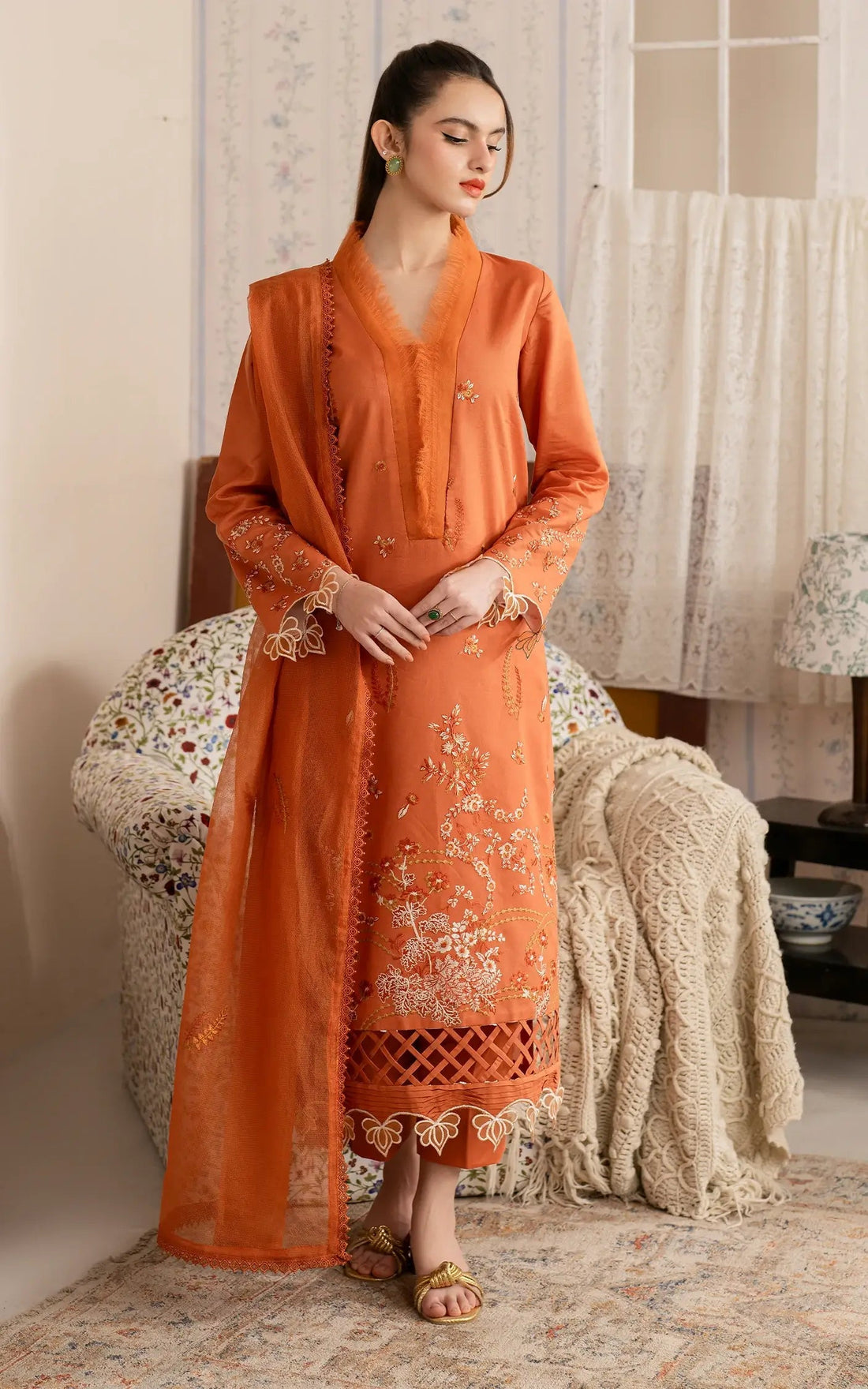 Asifa and Nabeel | Meraki Vintage 25 | Nargis (MVL25-19) - Official Asifa and Nabeel stockist in UK - Sakeena London
