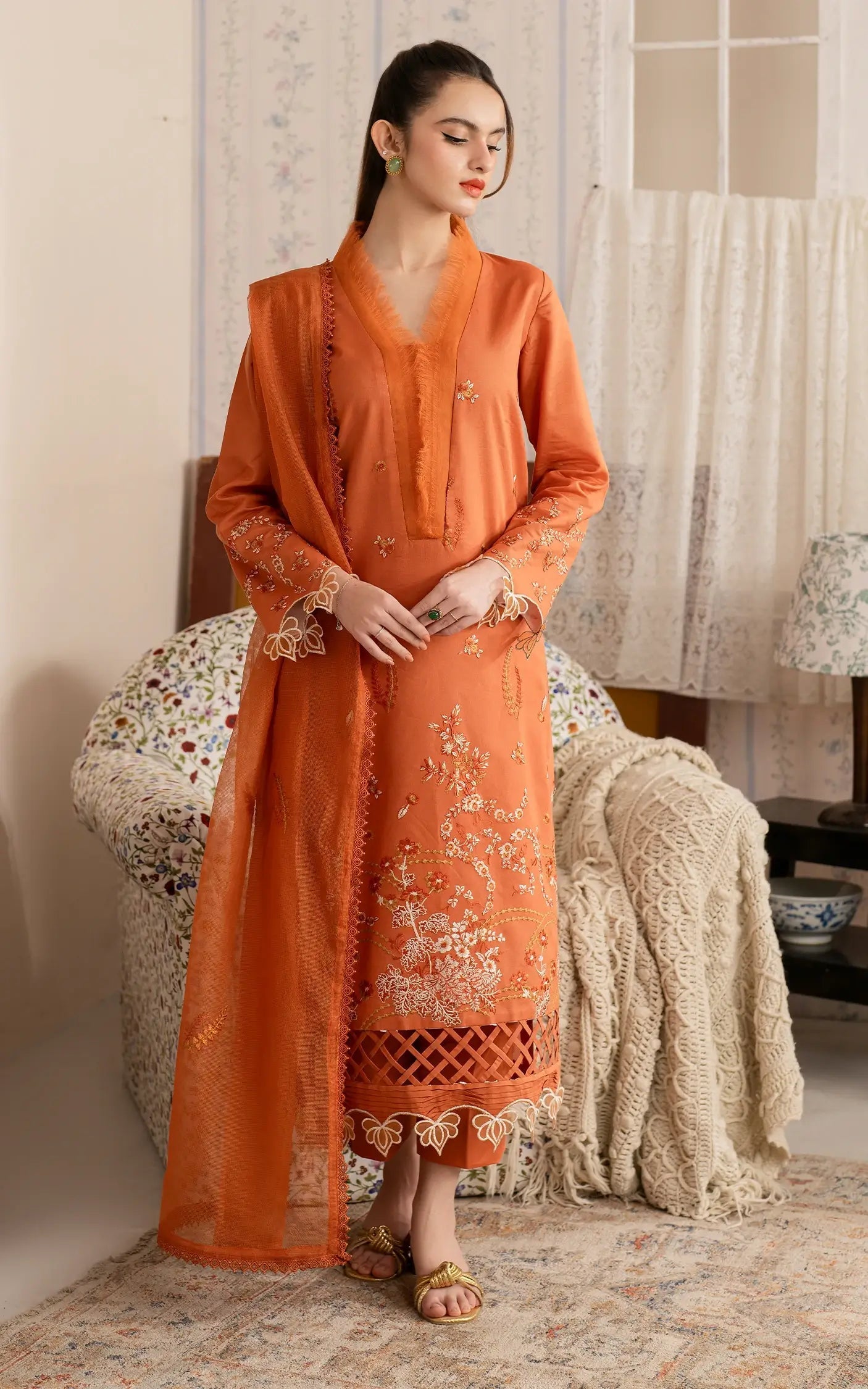 Asifa and Nabeel | Meraki Vintage 25 | Nargis (MVL25-19) - Official Asifa and Nabeel stockist in UK - Sakeena London