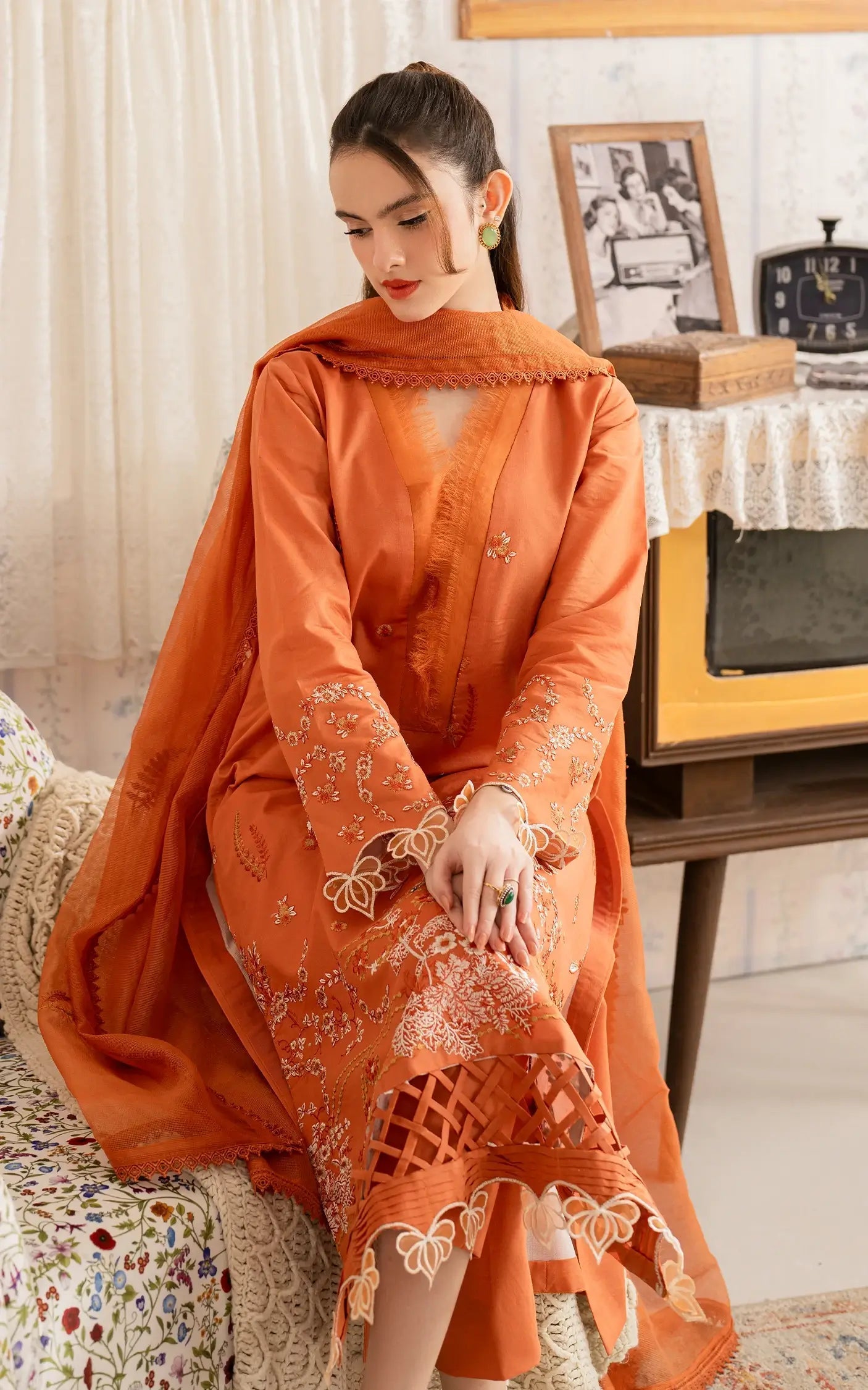 Asifa and Nabeel | Meraki Vintage 25 | Nargis (MVL25-19) - Official Asifa and Nabeel stockist in UK - Sakeena London