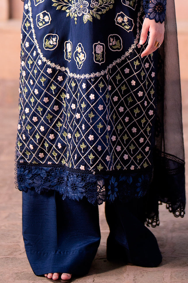 Fozia Khalid | Kahani Silk Luxury Dresses | Rukhsana - Official Fozia Khalid stockist in UK - Sakeena London