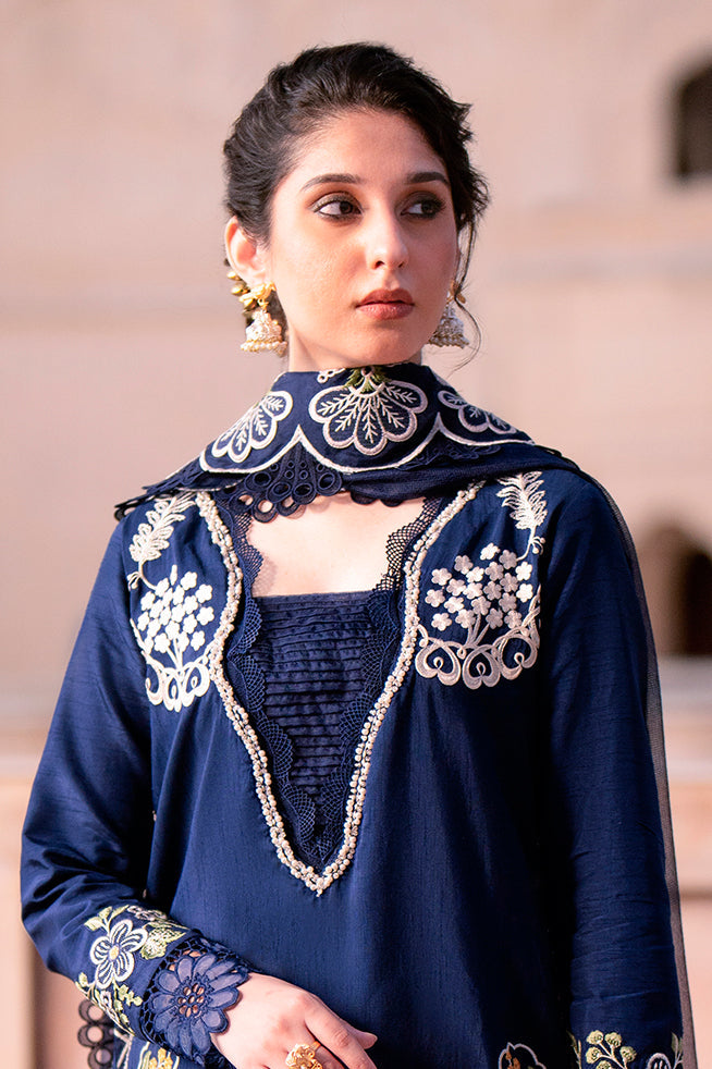 Fozia Khalid | Kahani Silk Luxury Dresses | Rukhsana - Official Fozia Khalid stockist in UK - Sakeena London