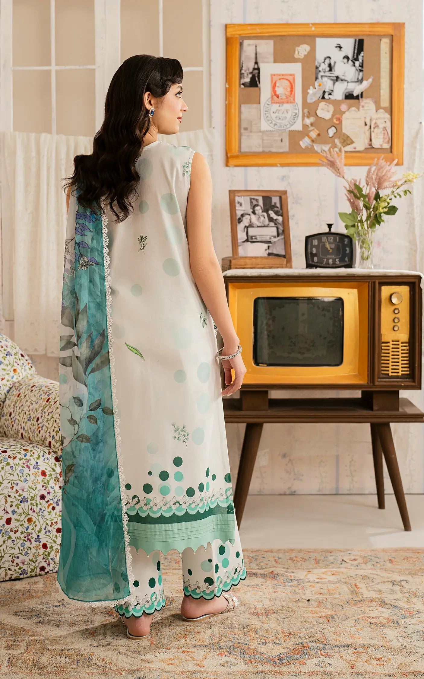 Asifa and Nabeel | Meraki Vintage 25 | Nazneen (MVL25-15) - Official Asifa and Nabeel stockist in UK - Sakeena London