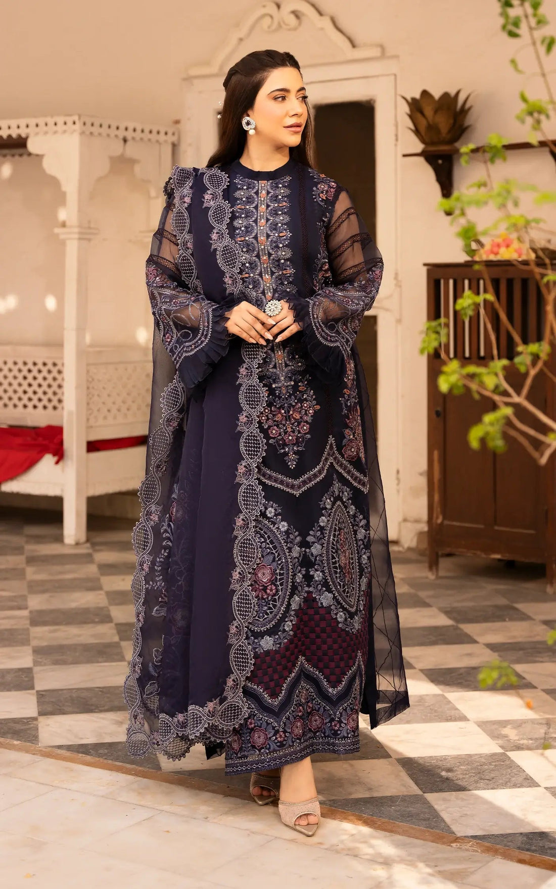 Asifa and Nabeel | Sunehri Eid 25 | Neelum-(SEF25-05) - Official Asifa and Nabeel stockist in UK - Sakeena London
