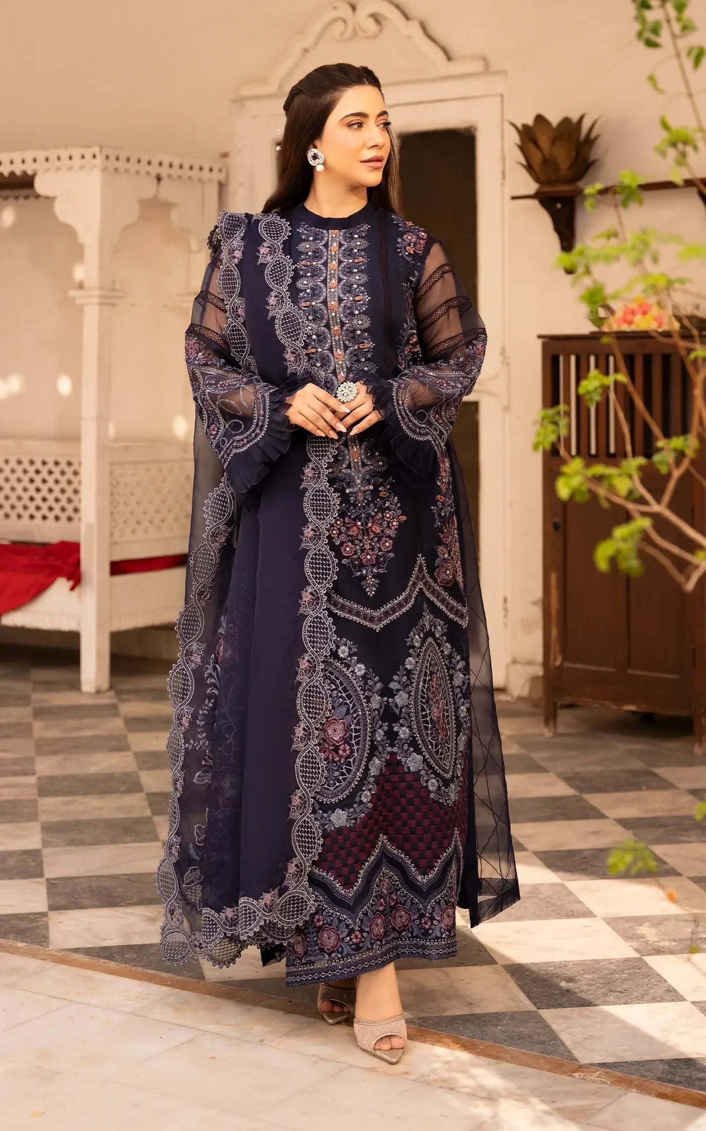 Asifa and Nabeel | Sunehri Eid 25 | Neelum-(SEF25-05) - Official Asifa and Nabeel stockist in UK - Sakeena London
