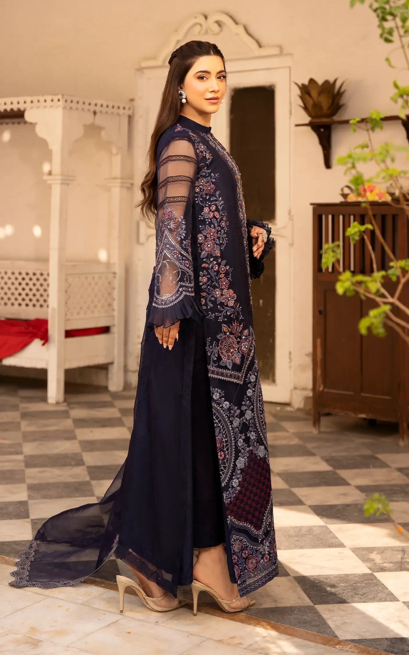 Asifa and Nabeel | Sunehri Eid 25 | Neelum-(SEF25-05) - Official Asifa and Nabeel stockist in UK - Sakeena London