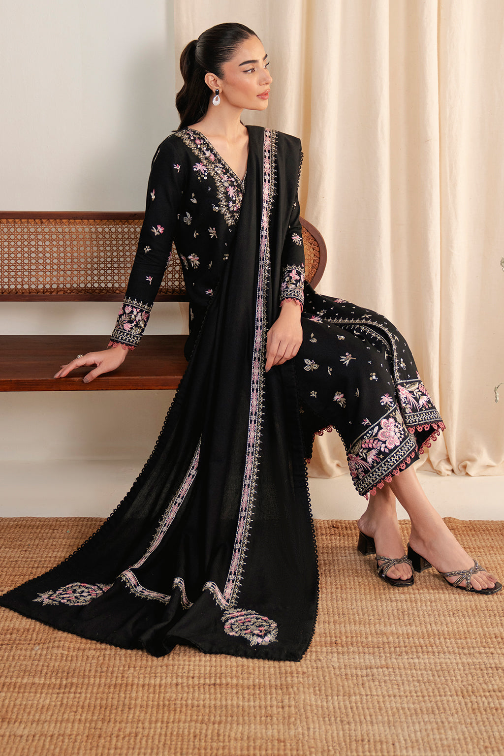 Neeshay | Fall Pret 24 | Noir Garden - Official Neeshay stockist in UK - Sakeena London